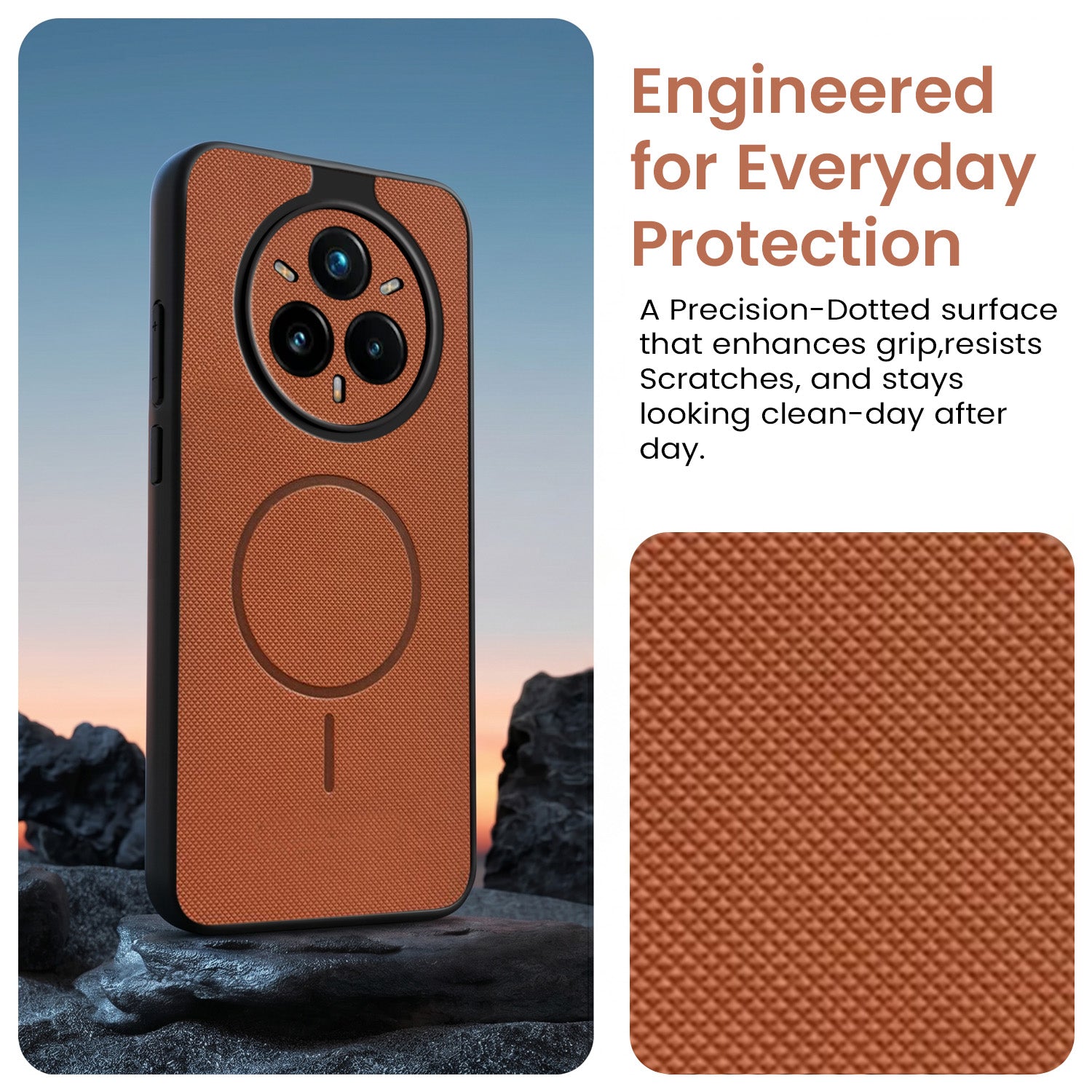 For Realme 14 Pro Plus 5G Back Cover Case PU Leather (Texture Grip Design | Professional Minimalist | Camera Protection | Soft and Flexible)
