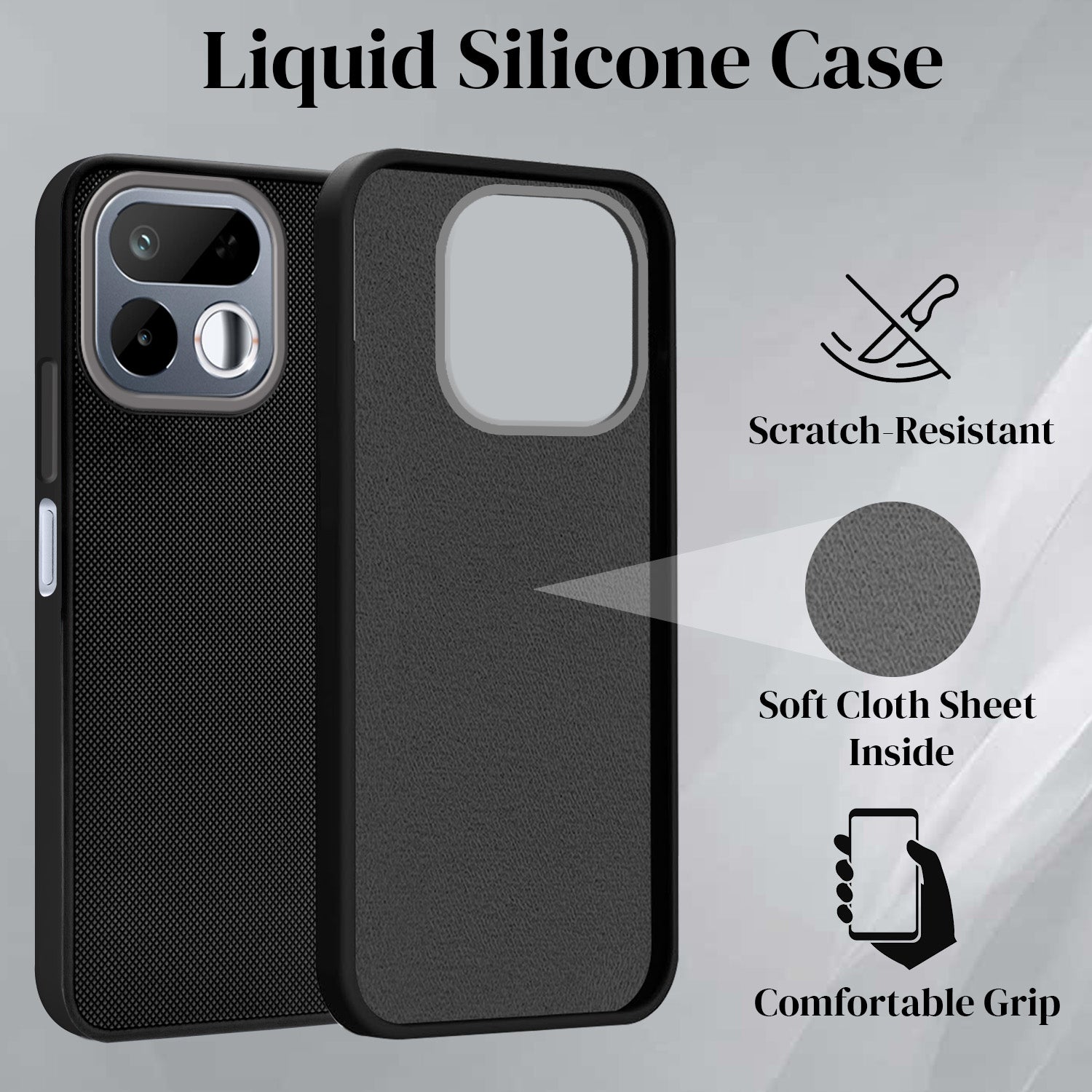 For Realme 16T 5G Back Cover Case Rubberised (Textured Grip Design | Camera Protection | Slim and Light Weight | Soft Touch and Feel)
