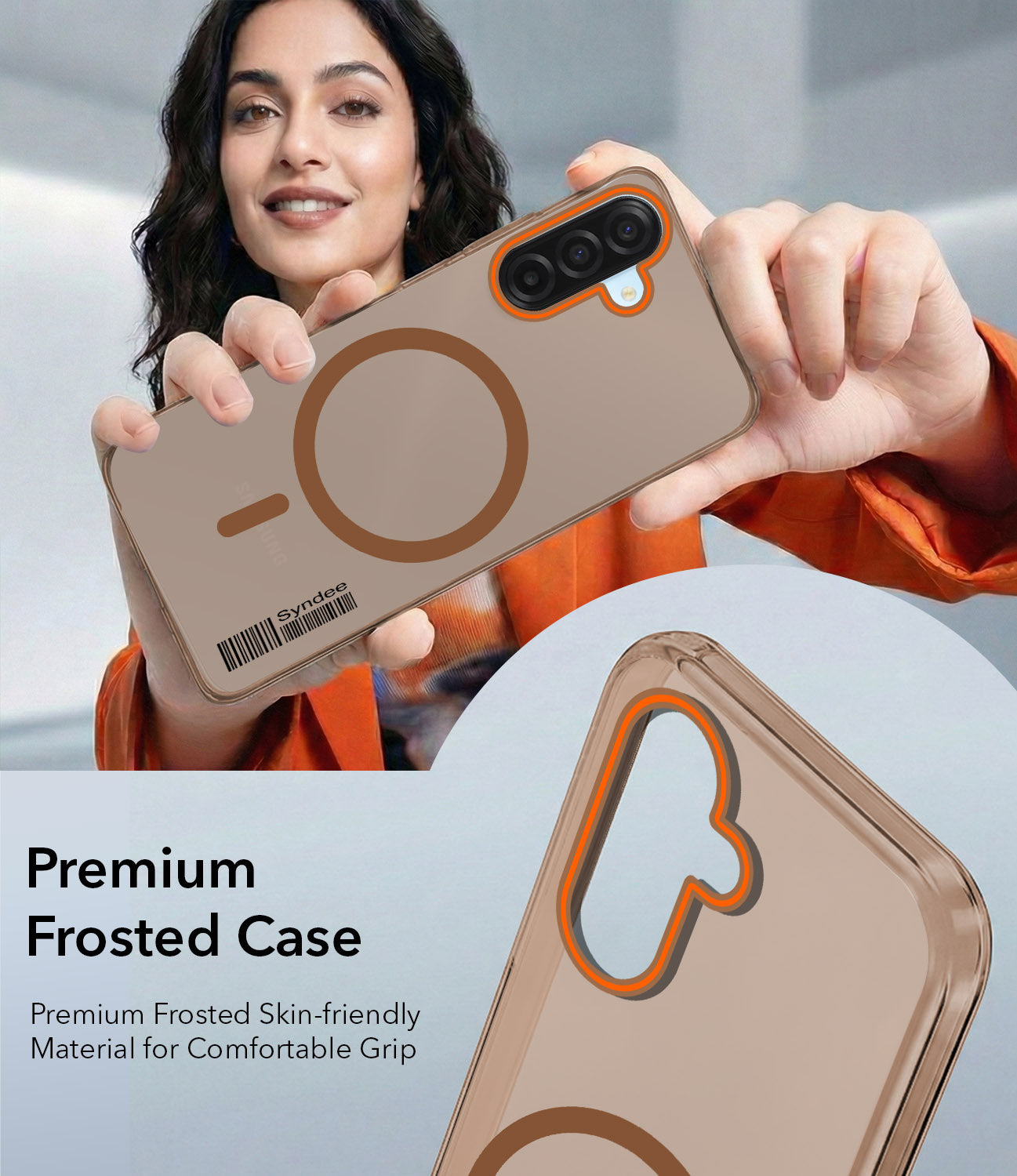 For Samsung Galaxy A16 5G Back Cover Case (Soft Touch | Camera Bump Protection | MagSafe Compatible | Matte Finish)