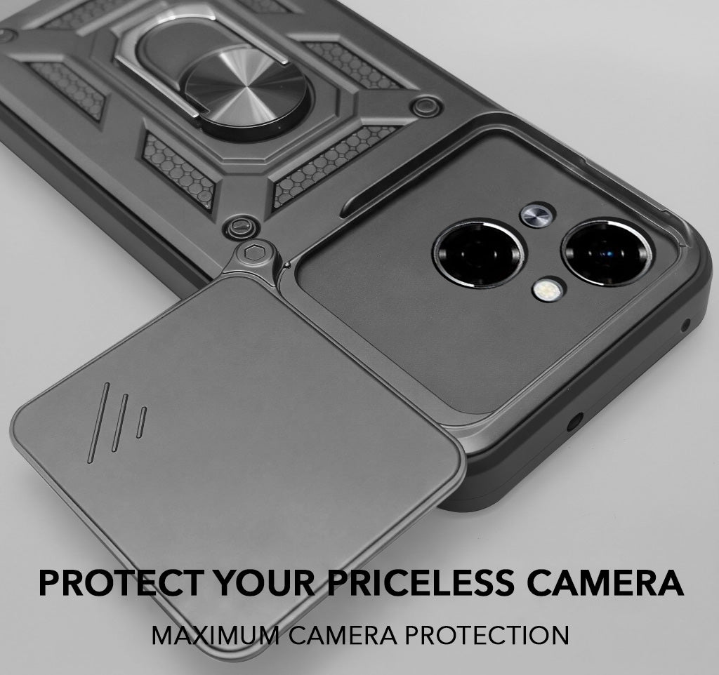 For Tecno Spark Go 1 Back Cover Case (Hybrid Dual Armor Polycarbonate)