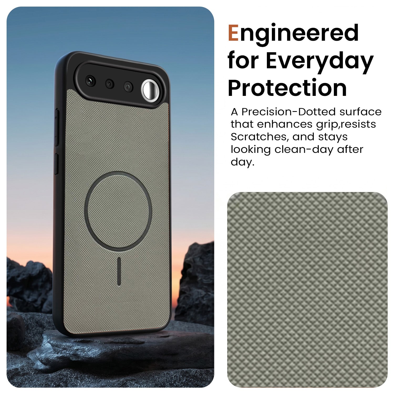 For Realme 16  Back Cover Case PU Leather (Texture Grip Design | Professional Minimalist | Camera Protection | Soft and Flexible)