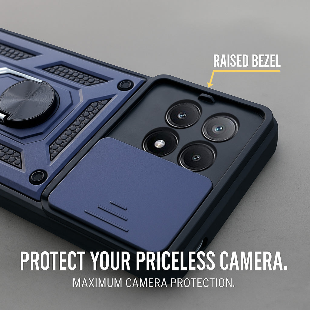 For Poco X6 Pro 5G Back Cover Case (Hybrid Dual Armor Polycarbonate)