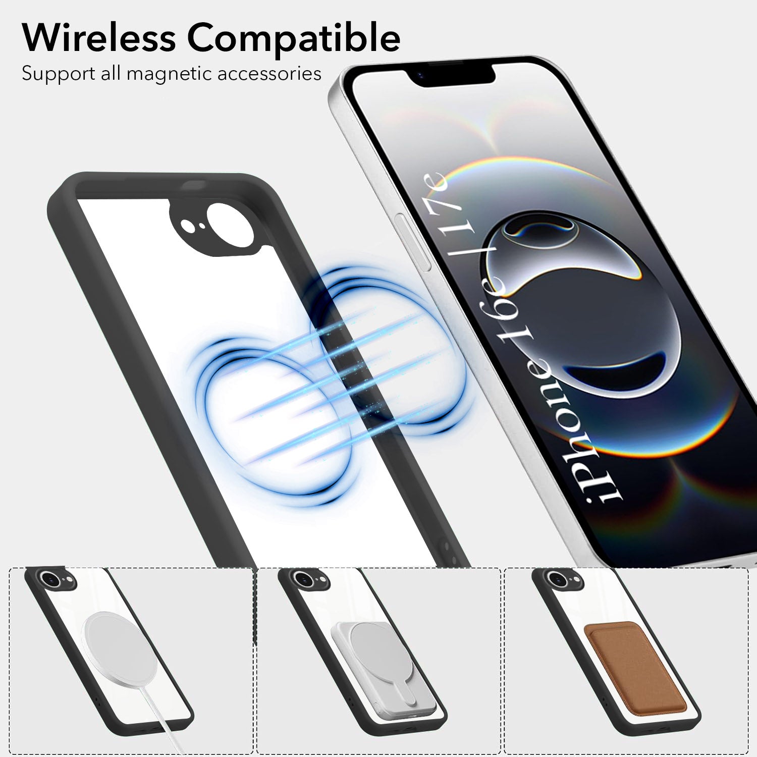 For Apple iPhone 16e | Apple iPhone 17e Back Cover Case (Lifetime Anti Yellow | Anti Scratch | Crystal Clear Shockproof) (Lifetime Anti Yellow | Anti Scratch | Crystal Clear Shockproof)
