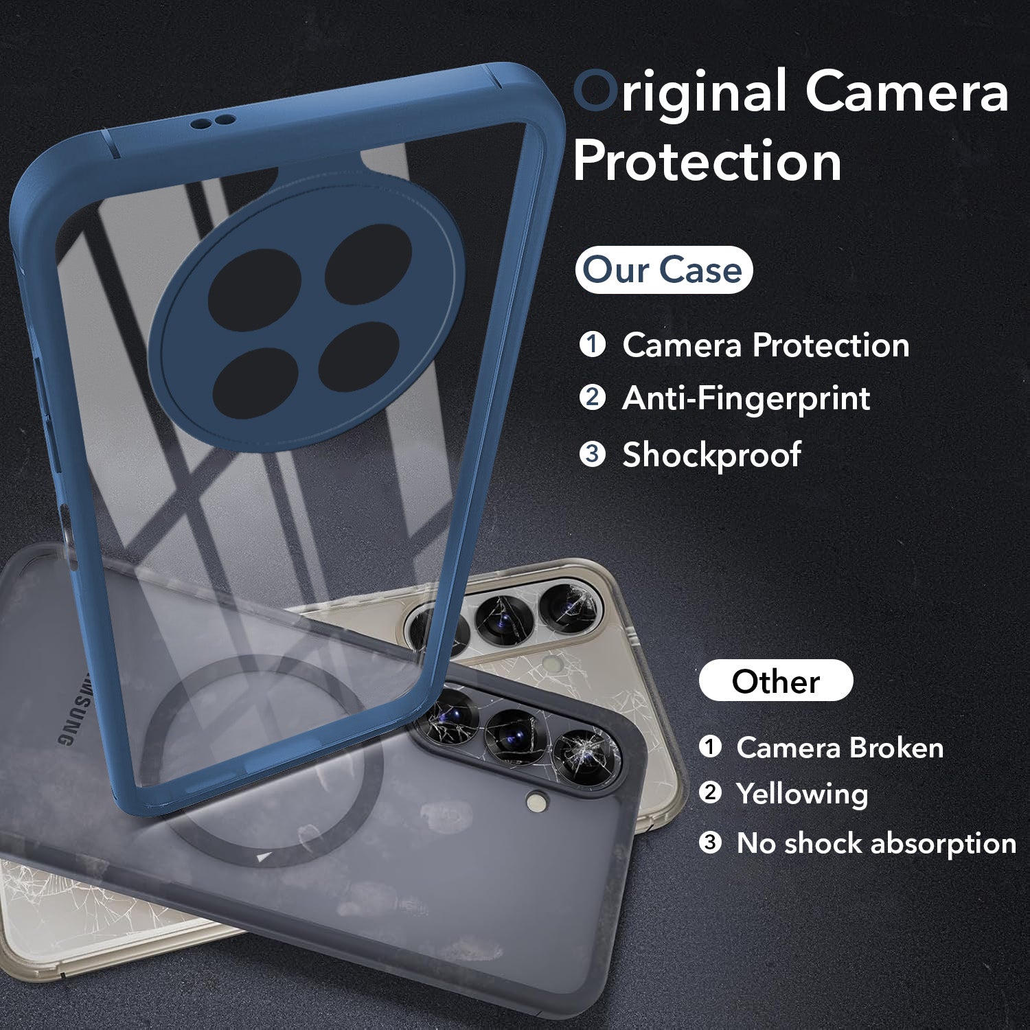 For Realme C65 5G Back Cover Case Ultra-Hybrid  (Lifetime Anti Yellow | Anti Scratch | Crystal Clear Shockproof)
