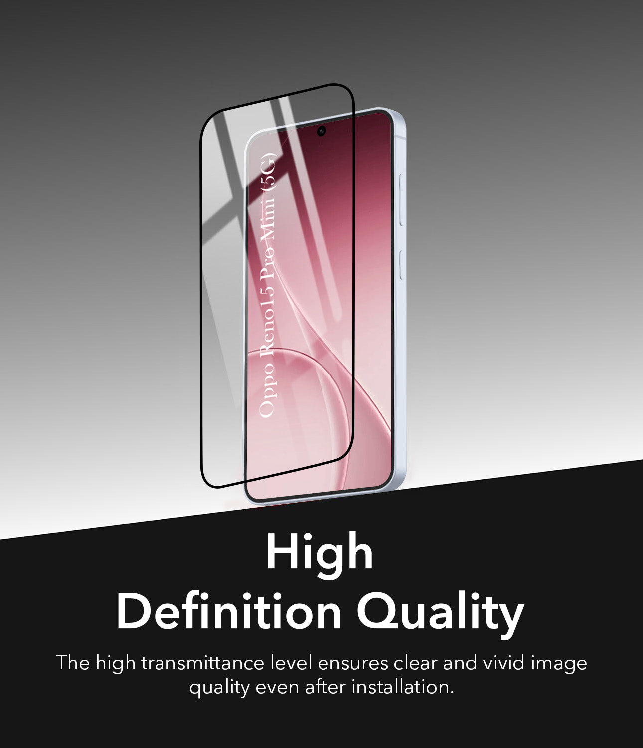 (Pack of 2) Tempered Glass For Oppo Reno15 Pro Mini 5G | Oppo Reno 15 Pro Mini 5G Military-Grade Gorilla Screen Protector  With Installation Kit | Shatterproof, Full Coverage, HD Clear, Scratch Resistant
