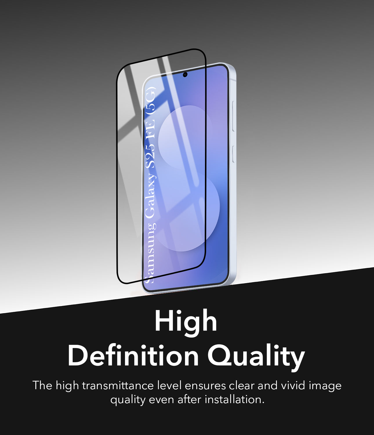 (Pack of 2) Tempered Glass For Samsung Galaxy S25 FE Military-Grade Gorilla Screen Protector With Installation Kit | Shatterproof, Full Coverage, HD Clear, Scratch Resistant