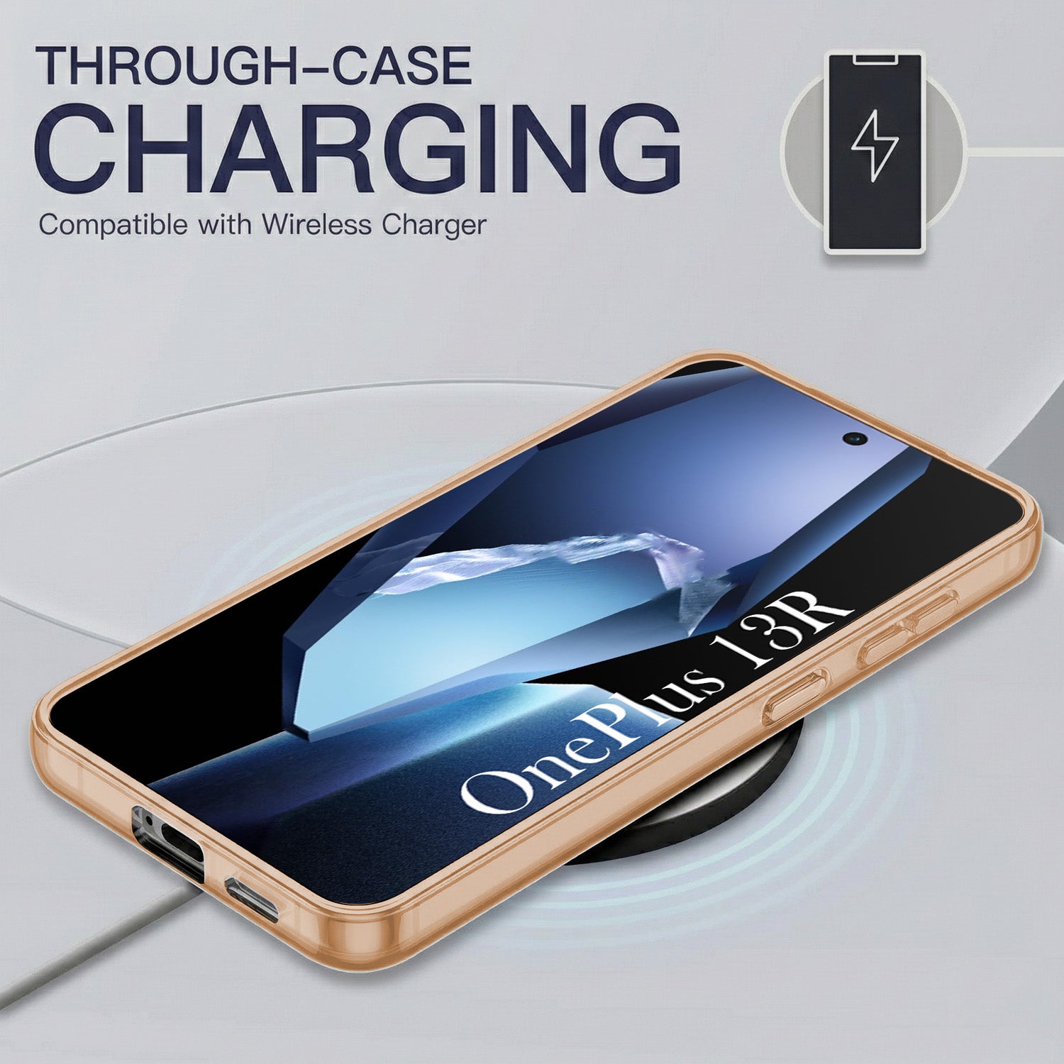 For OnePlus 13R Back Cover Case Silicone (Slim Paper Thin | Camera Protection Bump | Minimalist Professional | Soft Flexible)