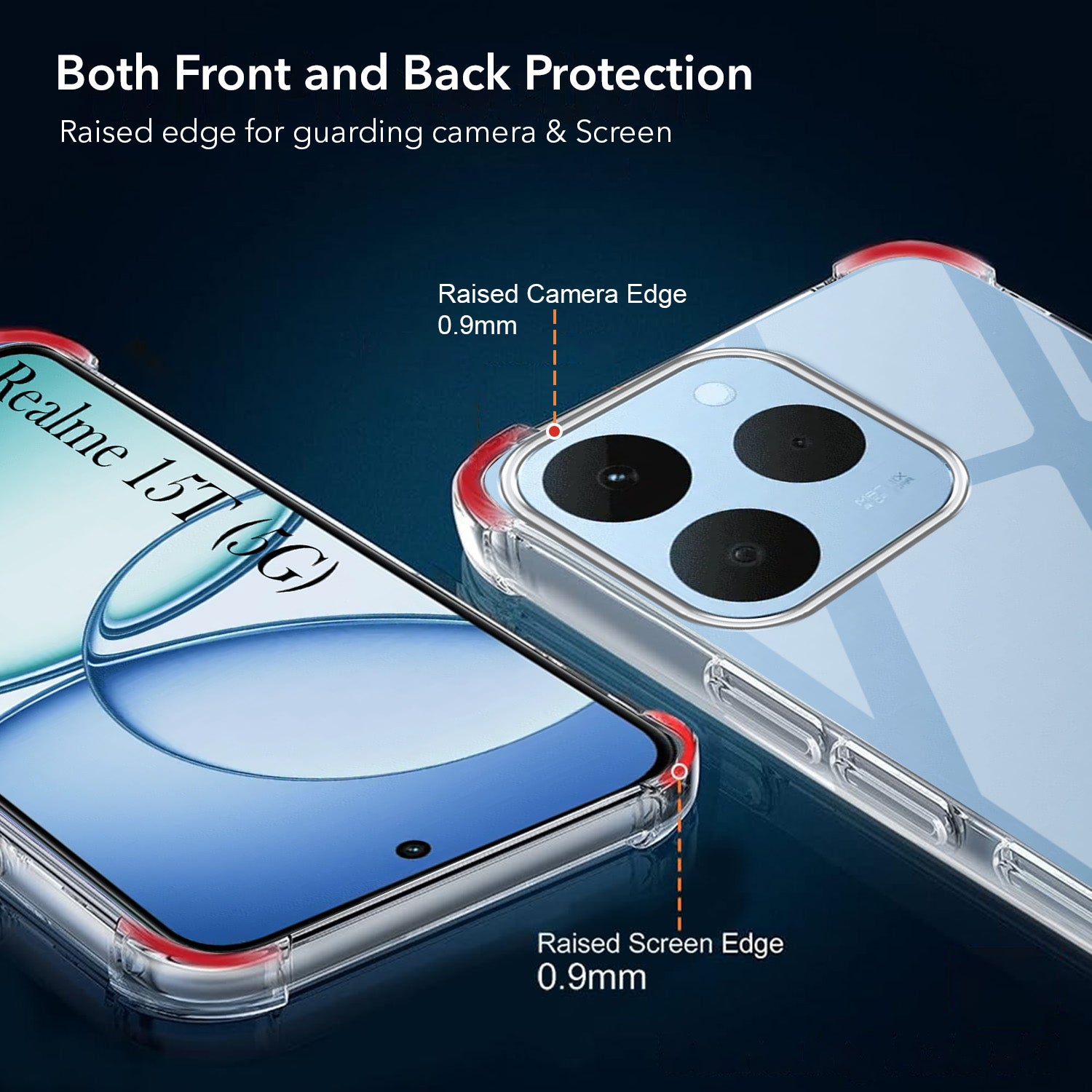 For Realme 15T | Realme Narzo 90 Back Cover (Drop & Camera Protection | Hard Polycarbonate)