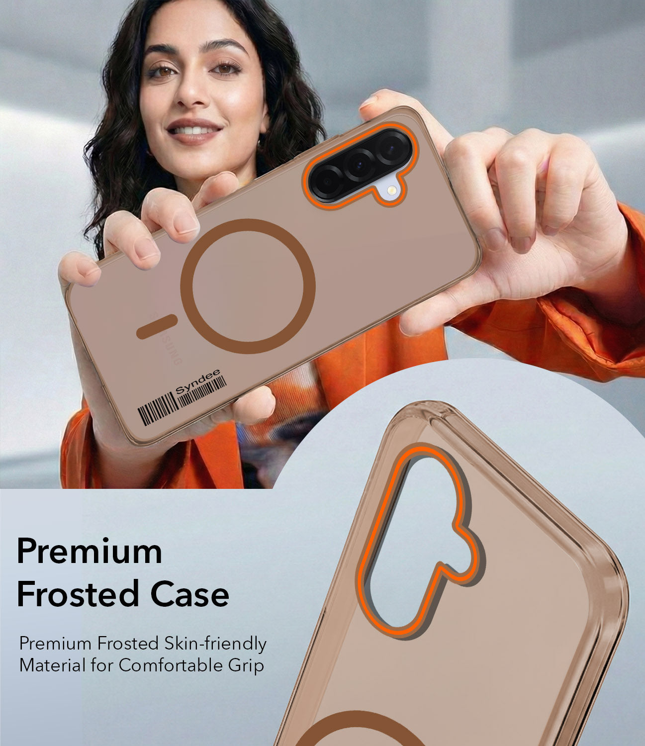 For Samsung Galaxy A36 5G Back Cover Case (Soft Touch | Camera Bump Protection | MagSafe Compatible | Matte Finish)