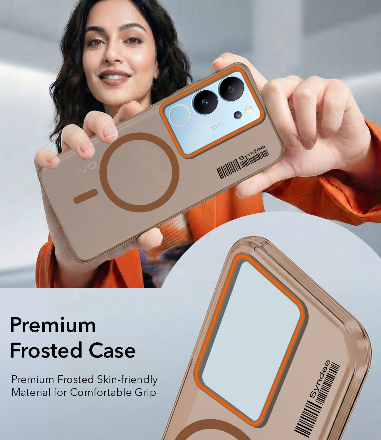 For Vivo V29 | Vivo V29 Pro 5G Back Cover Case (Soft Touch | Camera Bump Protection | MagSafe Compatible | Matte Finish)