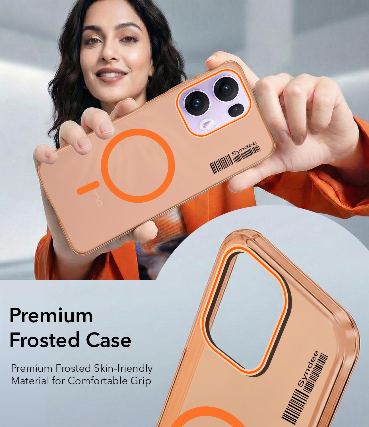 For Oppo Reno 13 Pro 5G | Oppo Reno 13 Pro 5G Back Cover Case (Soft Touch | Camera Bump Protection | MagSafe Compatible | Matte Finish)