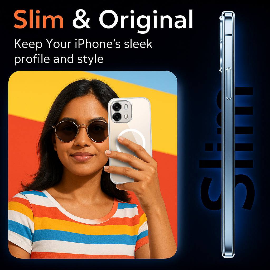 For Oppo A6 Pro Back Cover Case Lifetime Anti-Yellow MagSafe Compatible Clear (Sleek Hard Crystal | Shockproof and Camera Protection)
