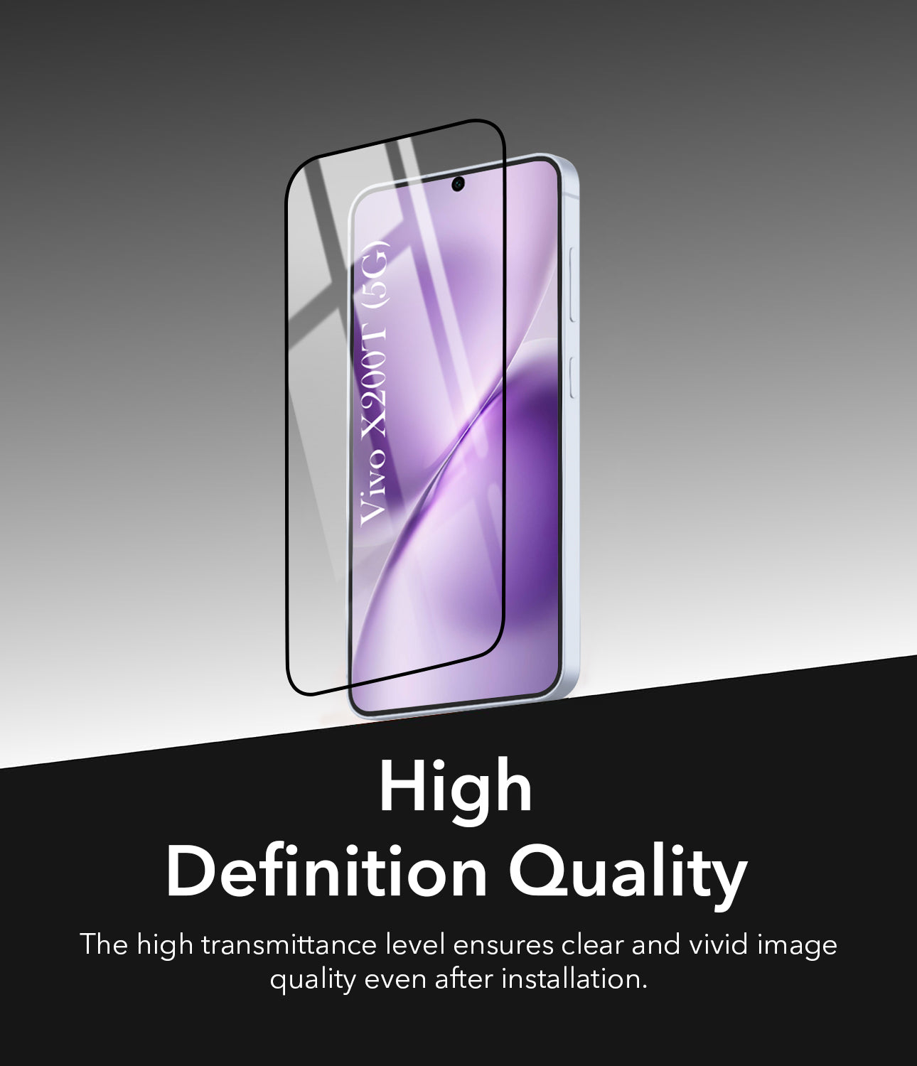 (Pack of 2) Tempered Glass For Vivo X200T Military-Grade Gorilla Screen Protector (Shatterproof HD Clarity | Oleophobic Coating | 3D Precision Cut)