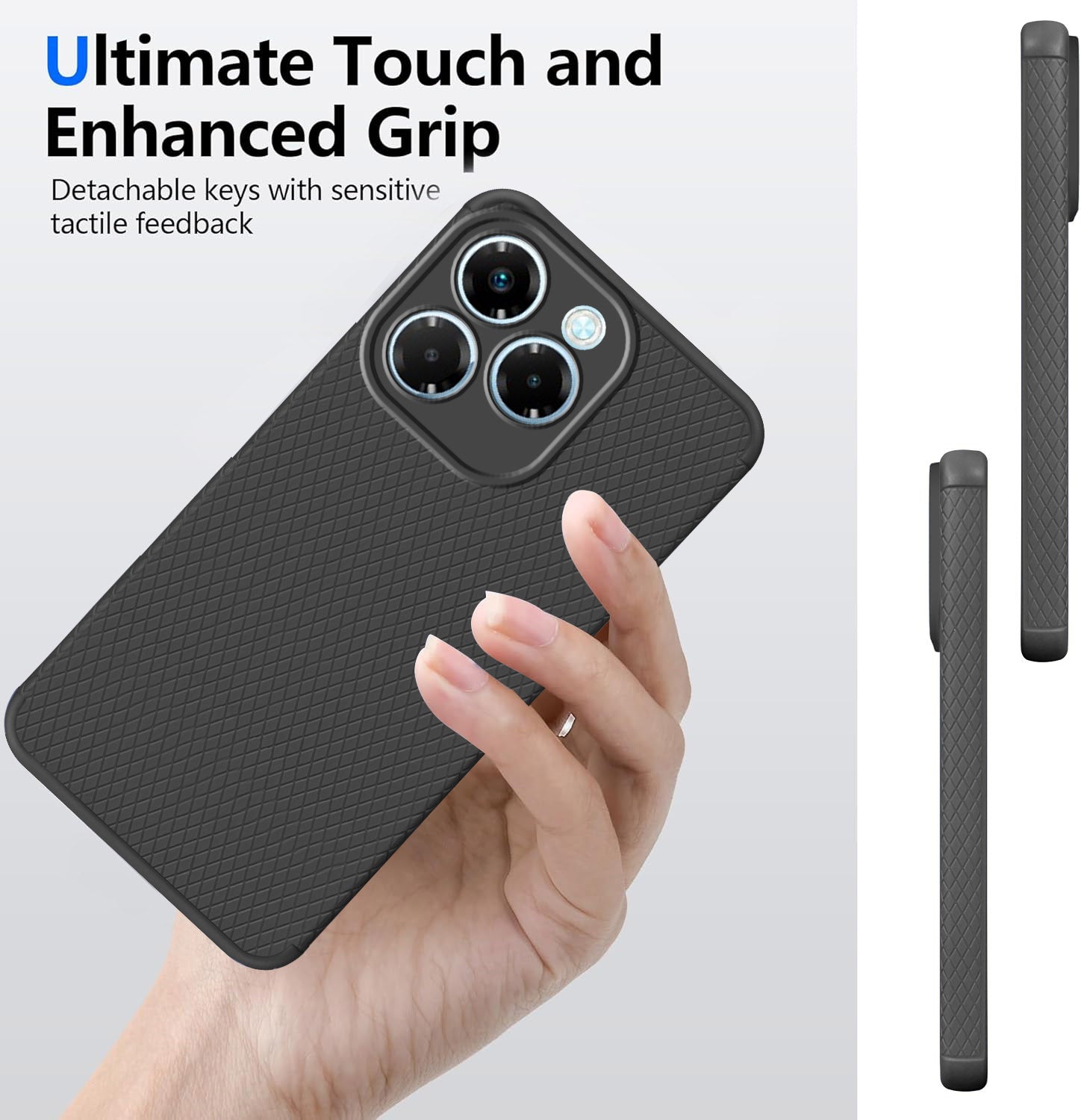For Infinix Note 40X 5G Back Cover Case Liquid Silicone (Camera Protection | Side Grip Texture | Soft and Flexible)