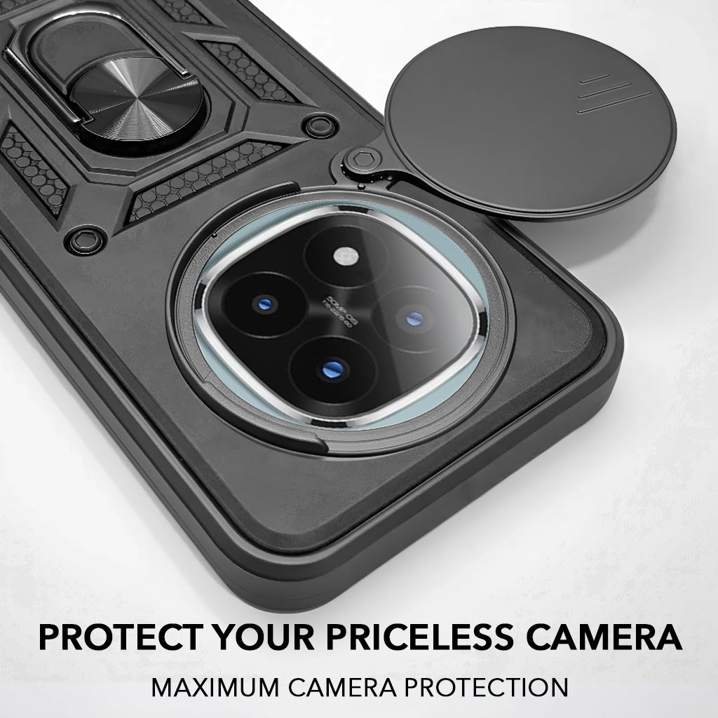 For Redmi Note 14 Pro Plus Back Cover Case (Hybrid Dual Armor Polycarbonate)