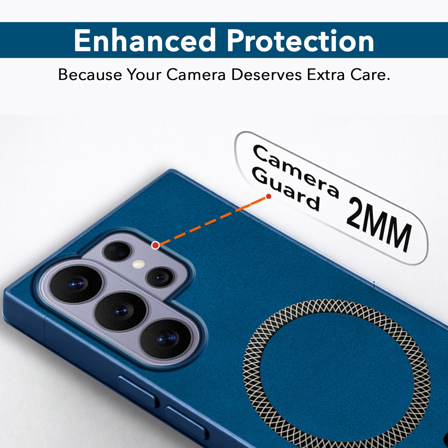 For Samsung Galaxy S26 Ultra Back Cover Case Leather Finish (MagSafe Compatible Wireless Charging | Soft Touch | Camera Bump Protection)