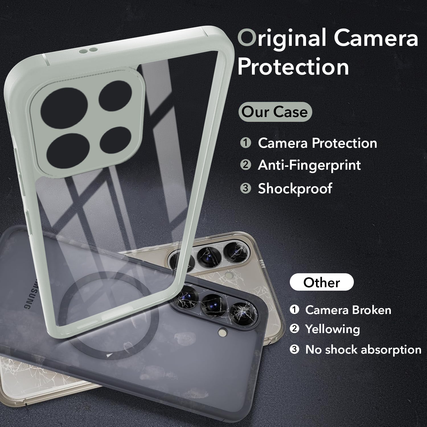 For Oneplus Nord 6 Back Cover Case Ultra-Hybrid (Lifetime Anti Yellow | Anti Scratch | Crystal Clear Shockproof)