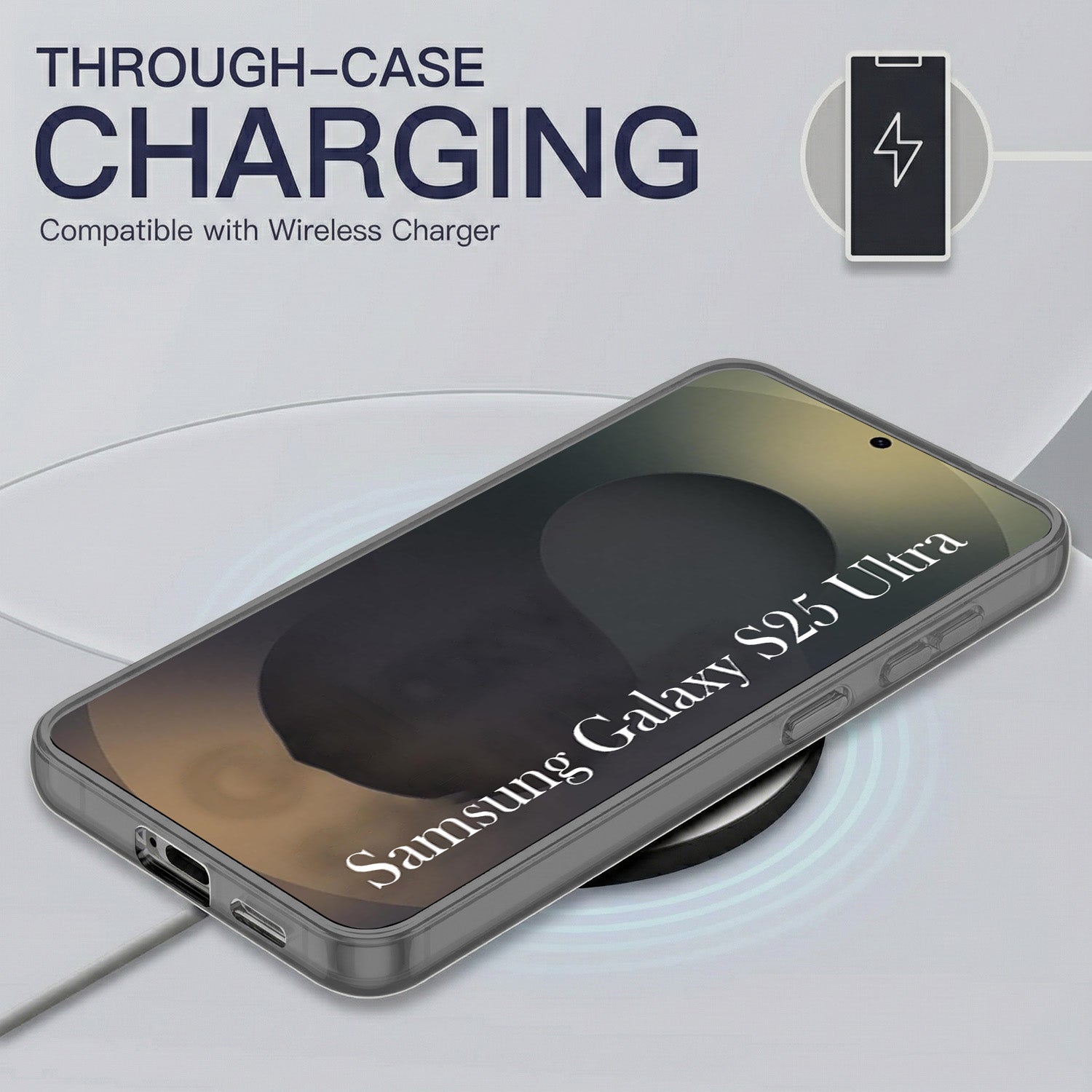 For Samsung Galaxy S25 Ultra Back Cover Case Silicone (Slim Paper Thin | Camera Protection Bump | Minimalist Professional | Soft Flexible)