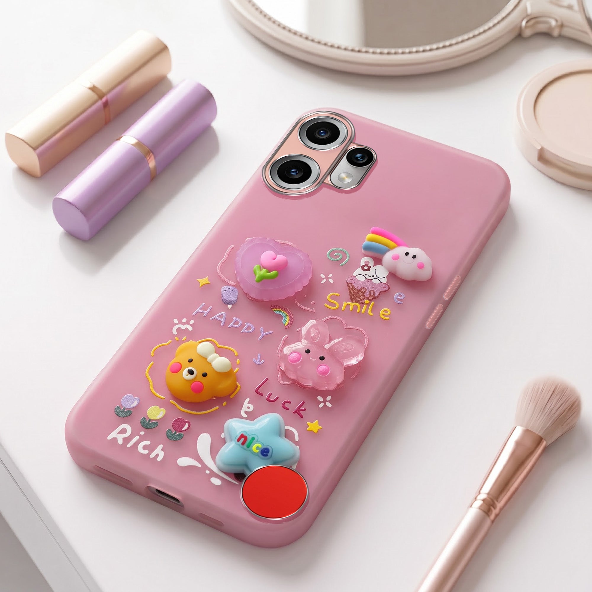 For Nothing CMF Phone 2 Pro Back Cover Case (3D Cute Cartoons | Hard Back Side Soft | Matte Premium Finish | HD Printing)