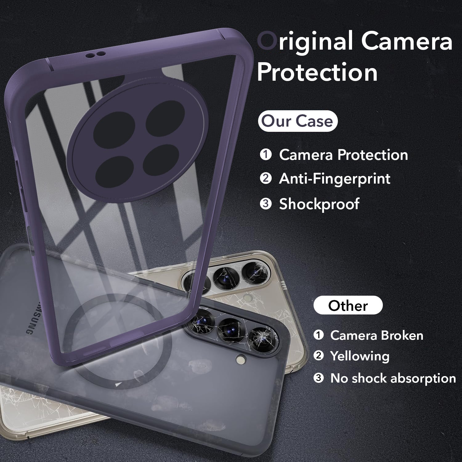 For Realme Narzo N65 5G Ultra-Hybrid Back Cover Case (Lifetime Anti Yellow | Anti Scratch | Crystal Clear Shockproof)