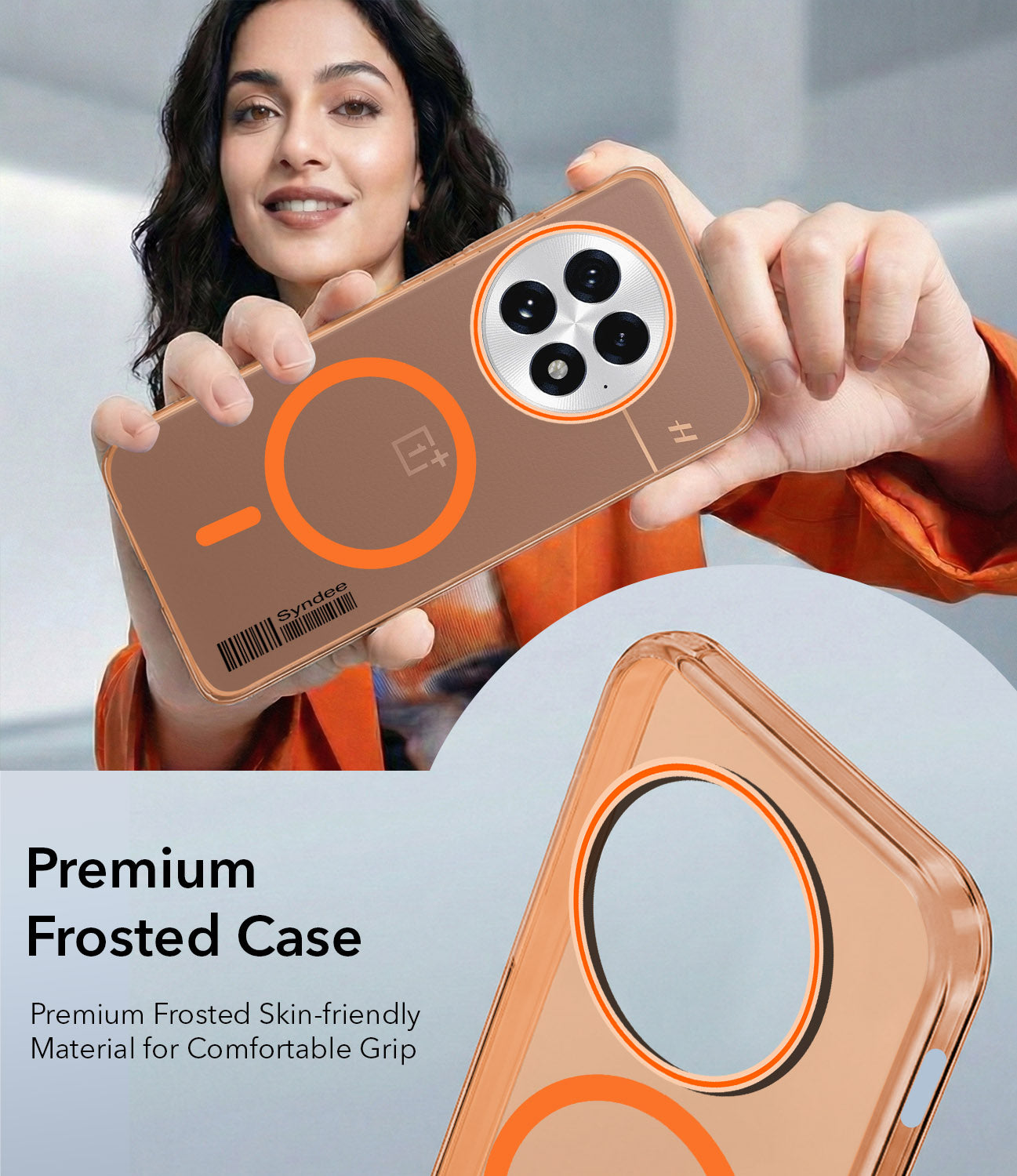 For OnePlus 13 Back Cover Case (Soft Touch | Camera Bump Protection | MagSafe Compatible | Matte Finish)