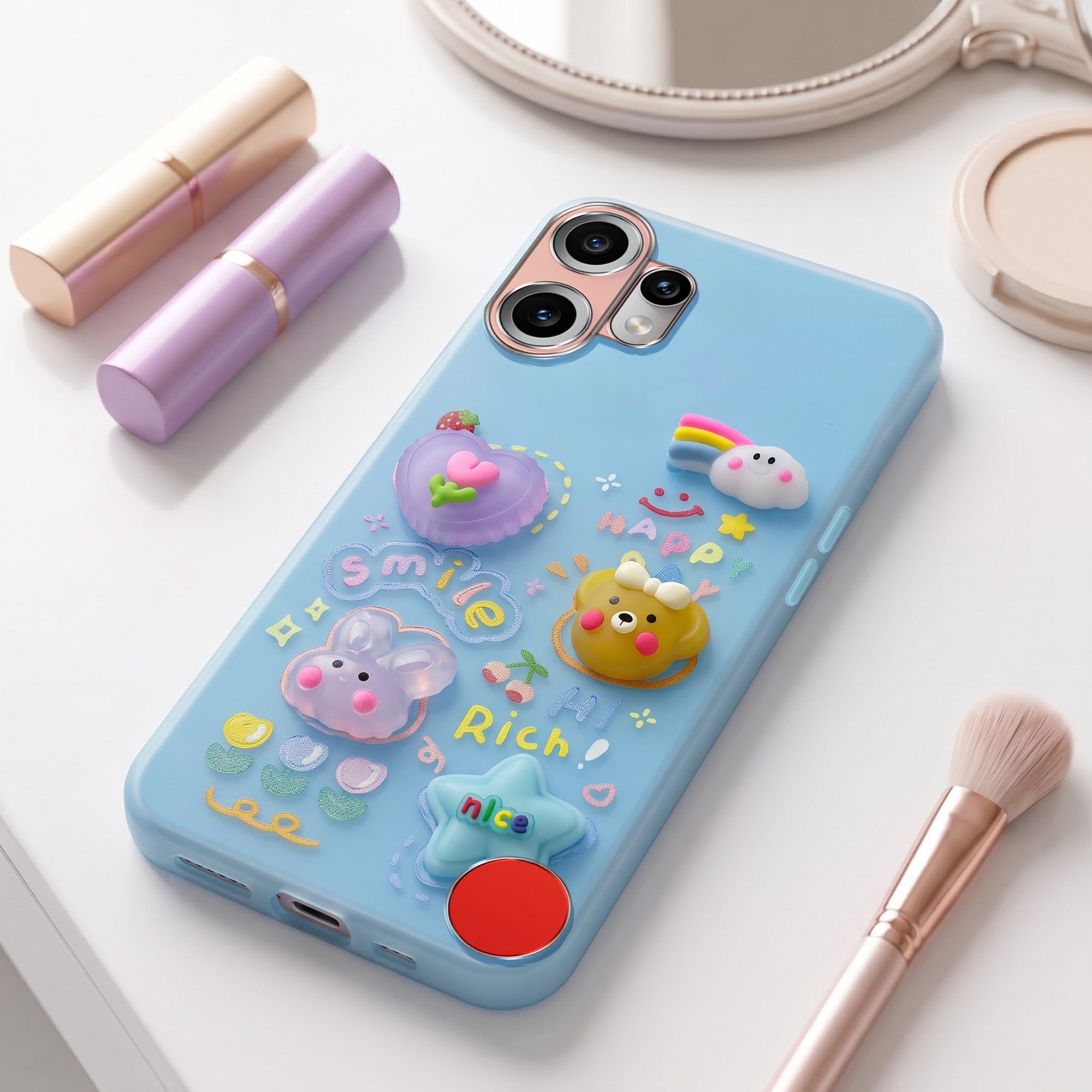 For Nothing CMF Phone 2 Pro Back Cover Case (3D Cute Cartoons | Hard Back Side Soft | Matte Premium Finish | HD Printing)