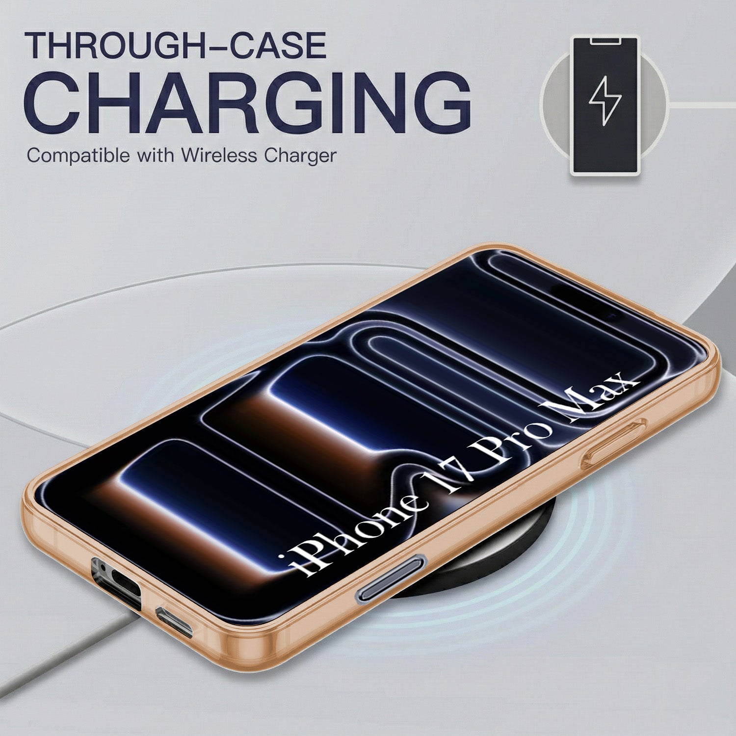 For Apple iPhone 17 Pro Max Back Cover Case Silicone (Slim Paper Thin | Camera Protection Bump | Minimalist Professional | Soft Flexible)