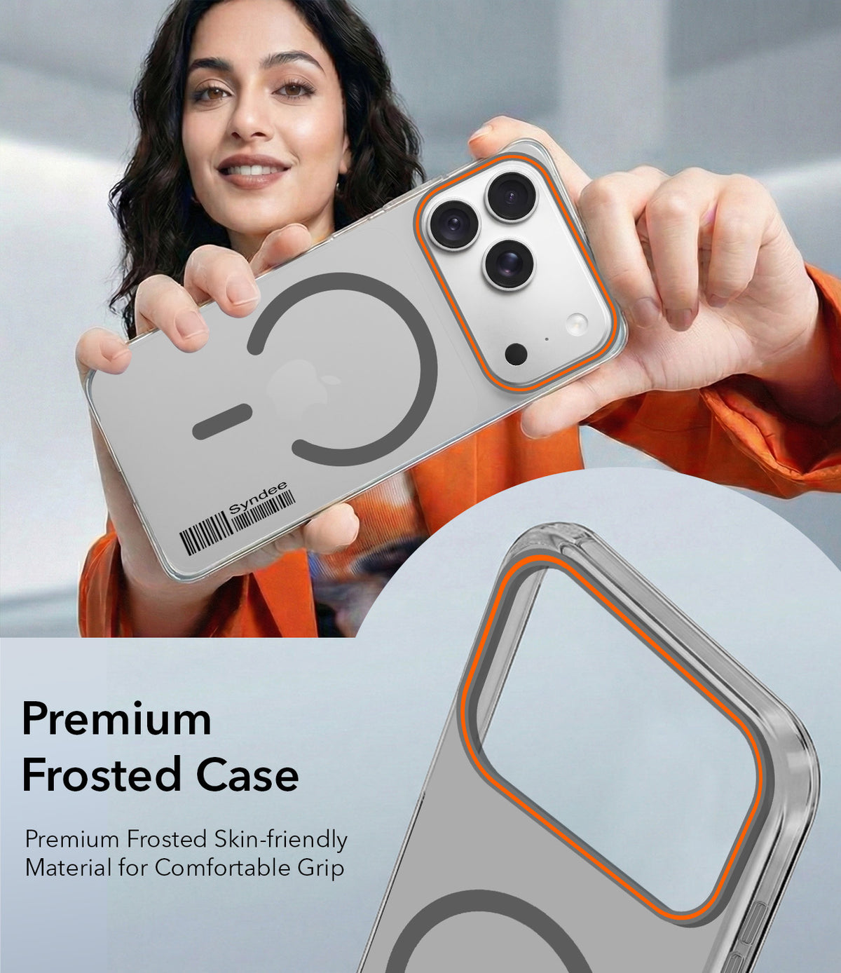For Apple iPhone 18 Pro Back Cover Case (Soft Touch | Camera Bump Protection | MagSafe Compatible | Matte Finish)