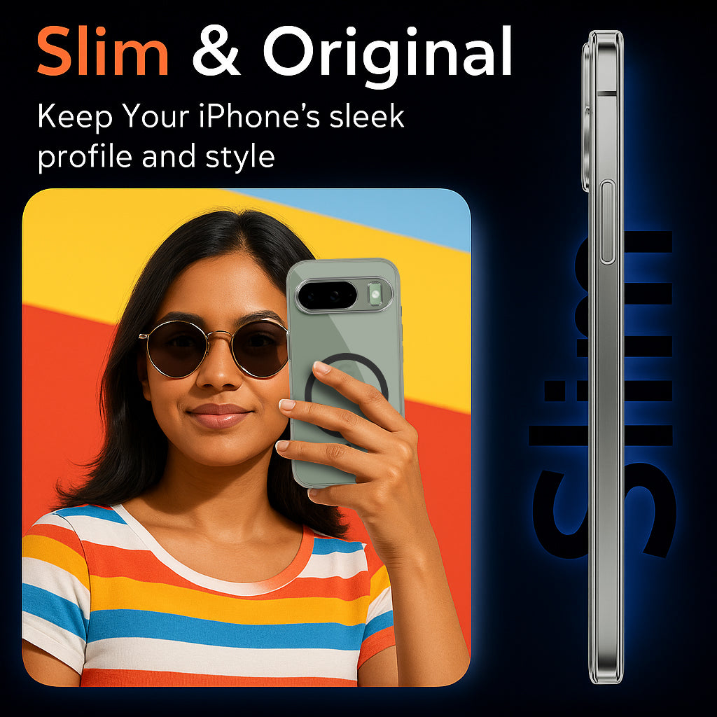 For Google Pixel 9 Back Cover Case Lifetime Anti-Yellow MagSafe Compatible Clear (Sleek Hard Crystal | Shockproof and Camera Protection)