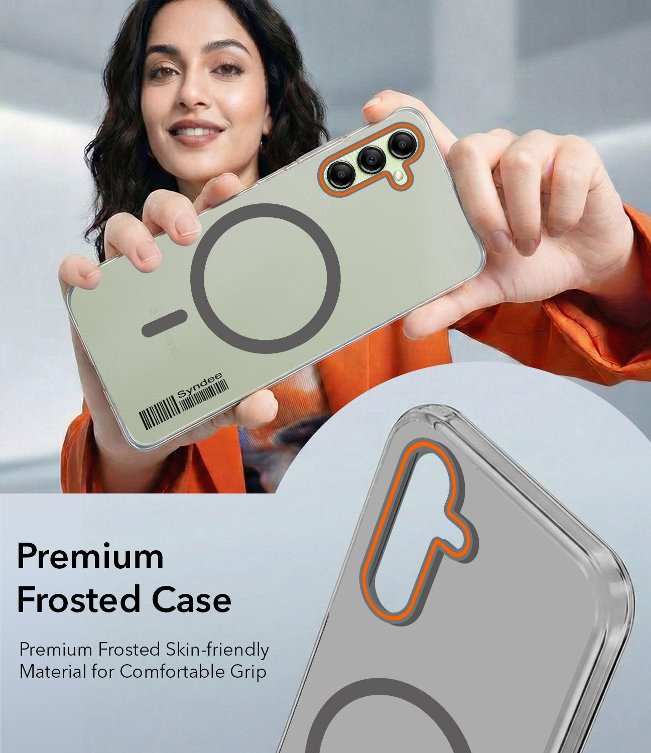 For Samsung Galaxy A14 4G | 5G Back Cover Case (Soft Touch | Camera Bump Protection | MagSafe Compatible | Matte Finish)