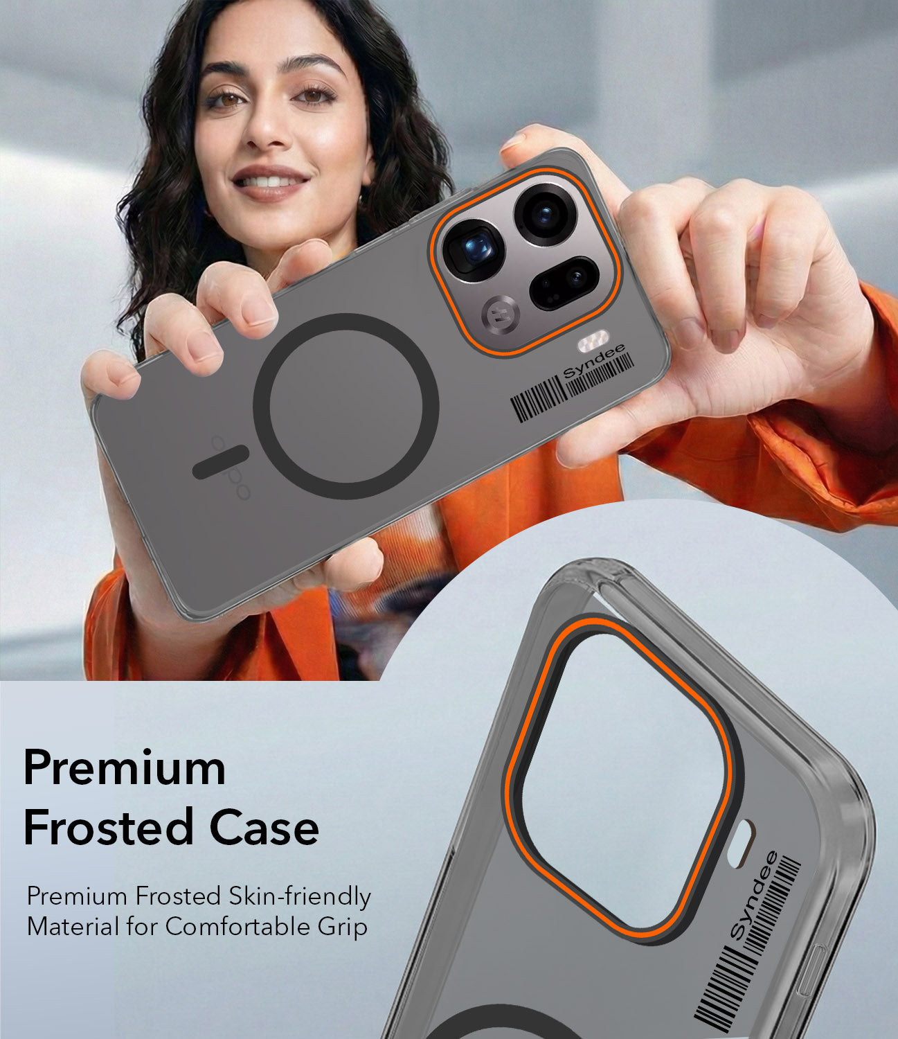 For Oppo Find X9 Pro Back Cover Case (Soft Touch | Camera Bump Protection | MagSafe Compatible | Matte Finish)