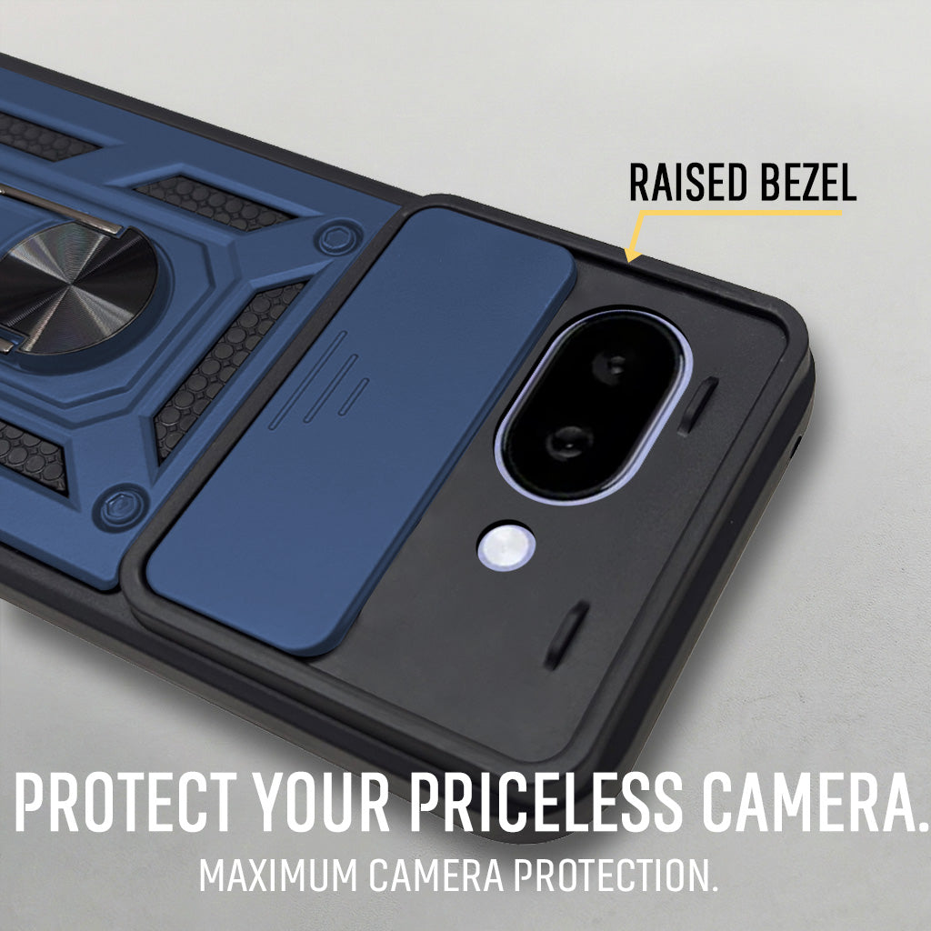 For Google Pixel 9A Back Cover Case (Hybrid Dual Armor Polycarbonate)