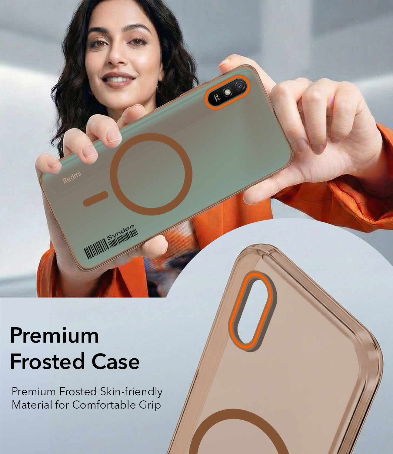 For Xiaomi Mi Redmi 9A | Redmi 9i Back Cover Case (Soft Touch | Camera Bump Protection | MagSafe Compatible | Matte Finish)