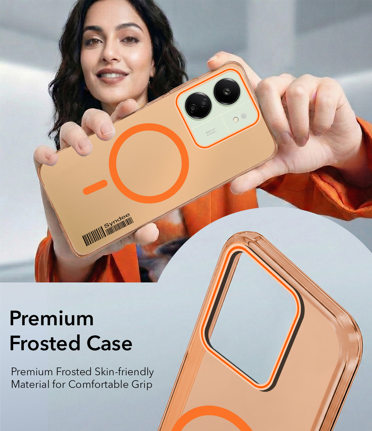 For Xiaomi Redmi 13C 4G Back Cover Case (Soft Touch | Camera Bump Protection | MagSafe Compatible | Matte Finish)