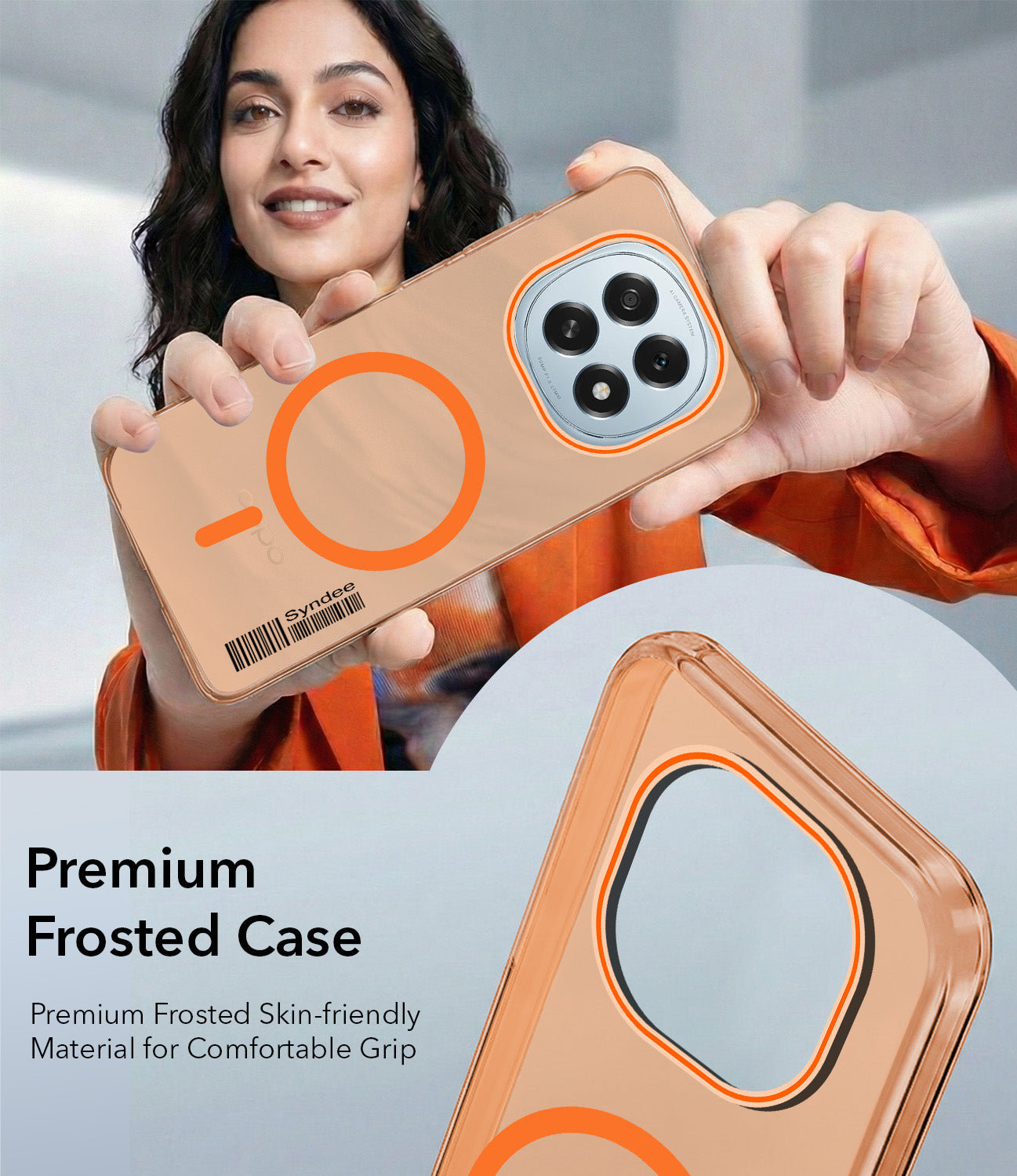For Oppo F29 Back Cover Case (Soft Touch | Camera Bump Protection | MagSafe Compatible | Matte Finish)