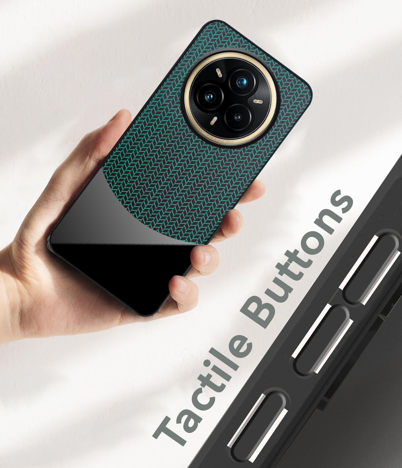 For Realme 14 Pro Plus 5G Silicone Finish Back Cover Case  (Premium Minimalist Professional Feel | Camera Protection Bump)