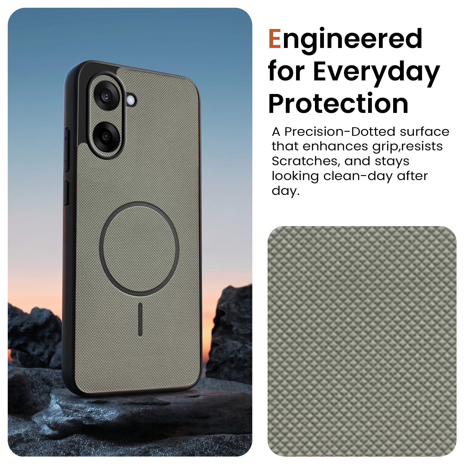 For Oneplus Nord CE 5 Back Cover Case PU Leather (Texture Grip Design | Professional Minimalist | Camera Protection | Soft and Flexible)