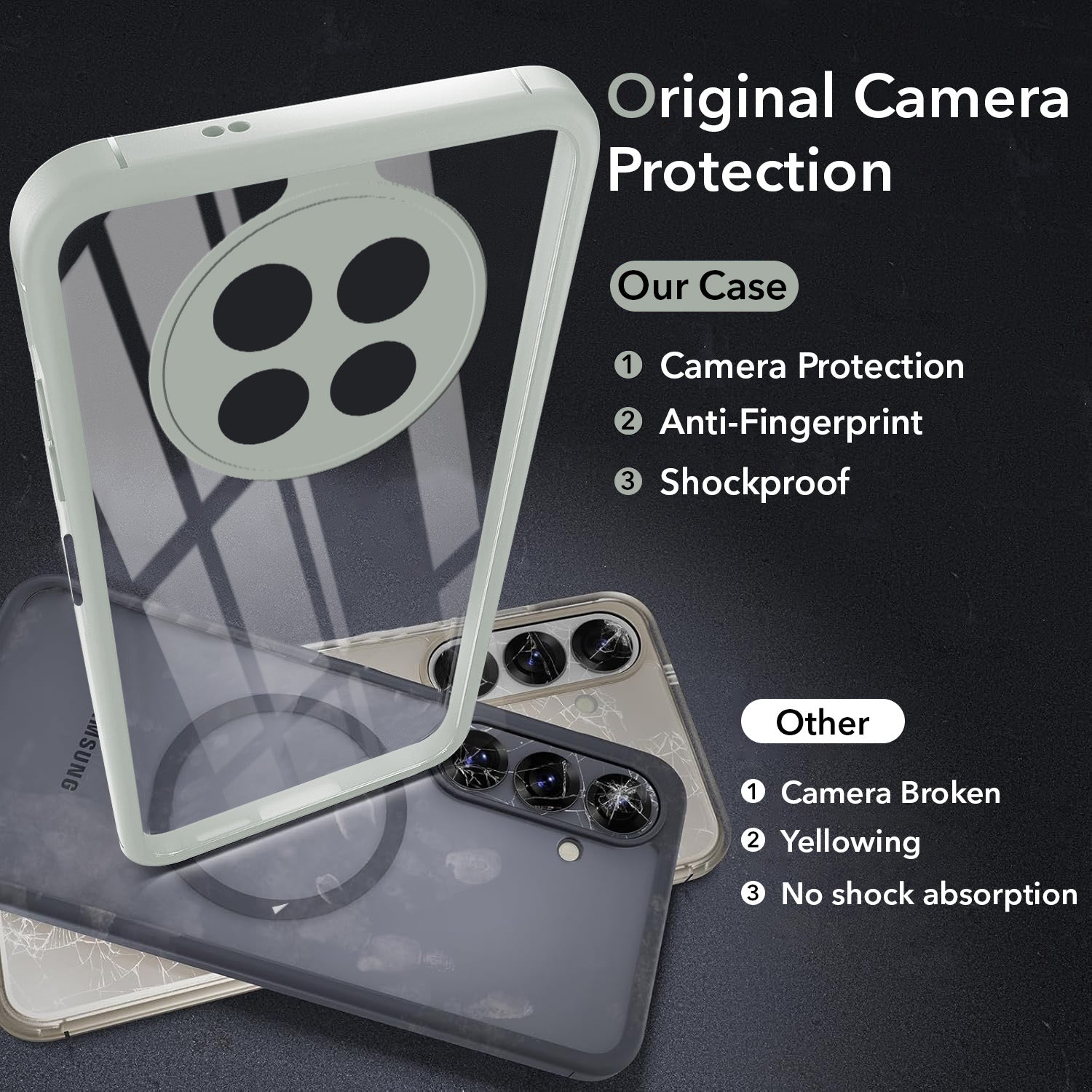For Realme Narzo N65 5G Ultra-Hybrid Back Cover Case (Lifetime Anti Yellow | Anti Scratch | Crystal Clear Shockproof)