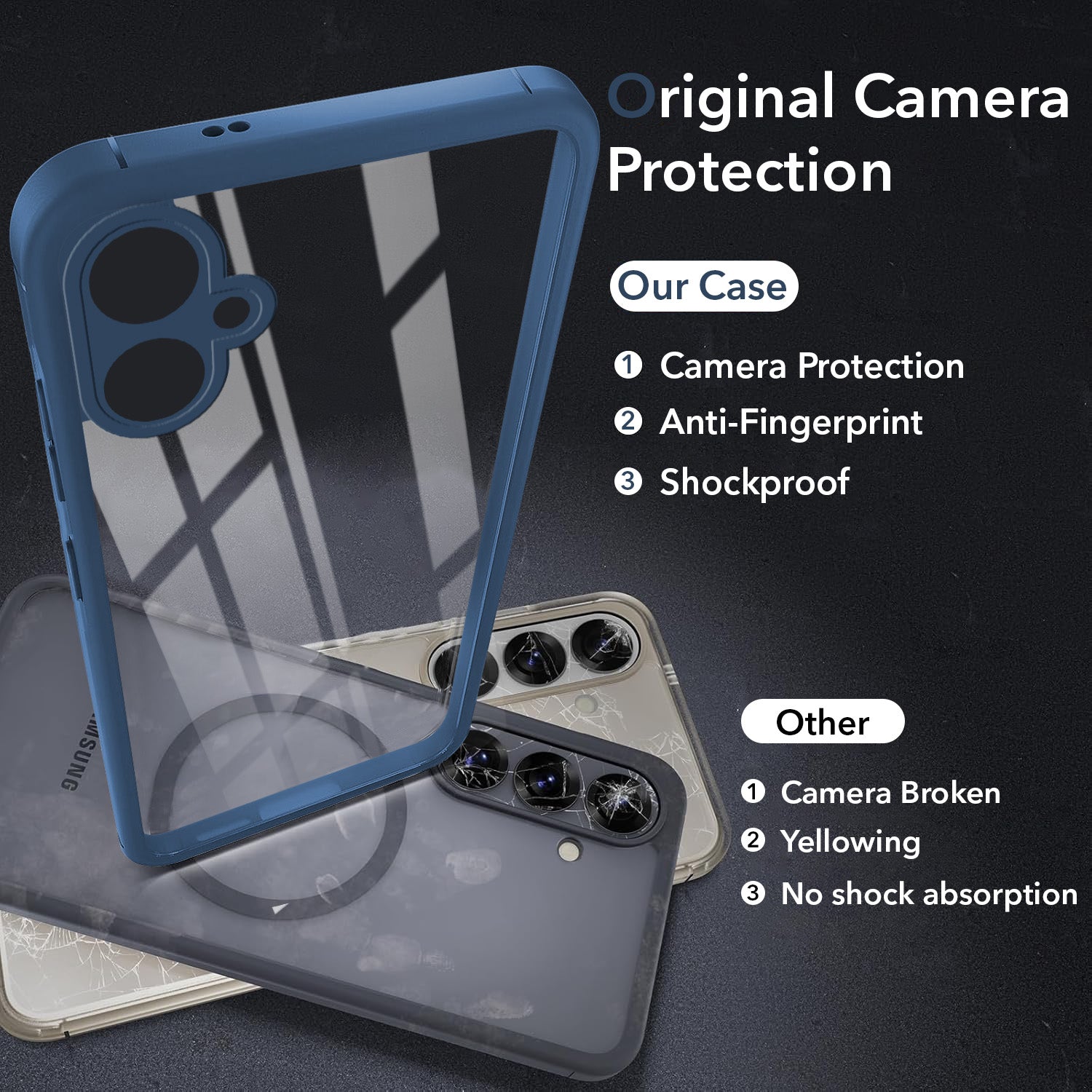 For Samsung Galaxy A05 Back Cover Case Ultra-Hybrid (Lifetime Anti Yellow | Anti Scratch | Crystal Clear Shockproof)