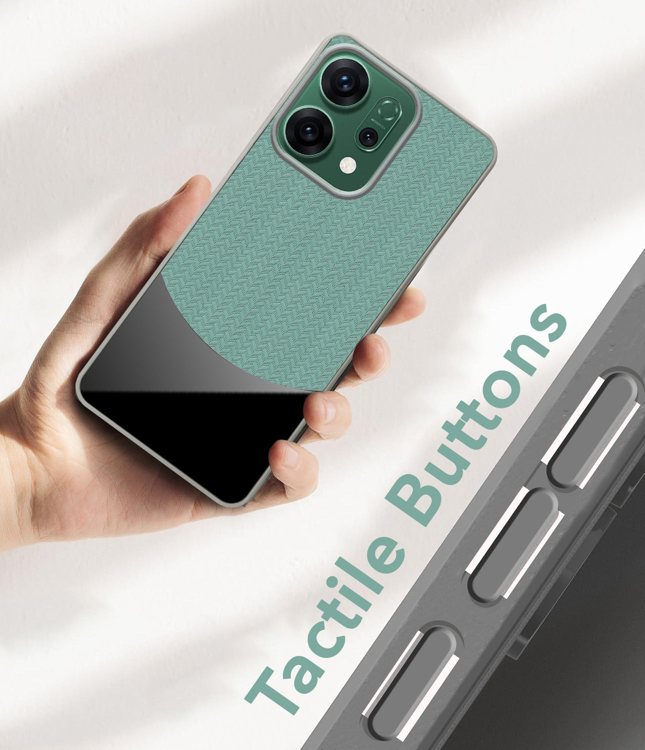 For Oppo Reno14 5G | Oppo Reno 14 5G Silicone Finish Back Cover Case (Premium Minimalist Professional Feel | Camera Protection Bump)