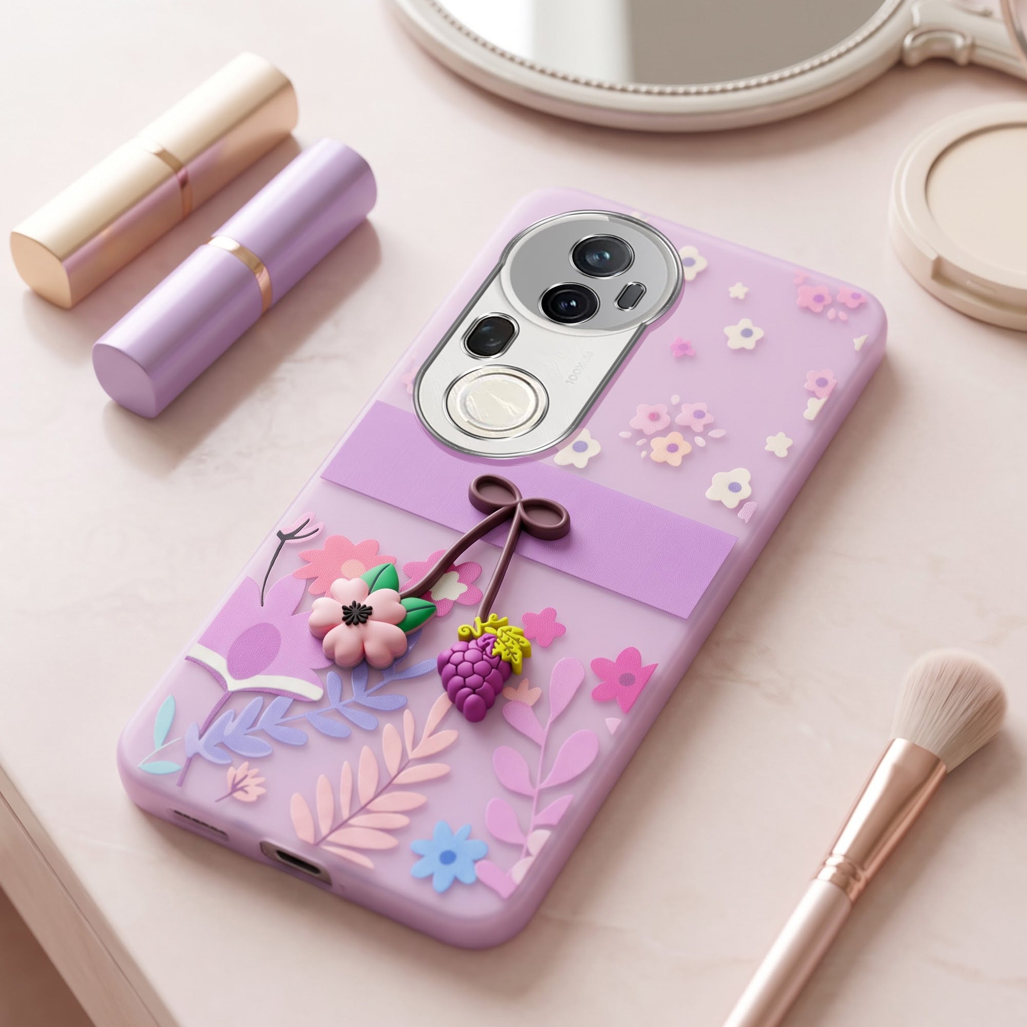 For Vivo T4 Ultra Back Cover Case (3D Cute Cartoons | Hard Back Side Soft | Matte Premium Finish | HD Printing)