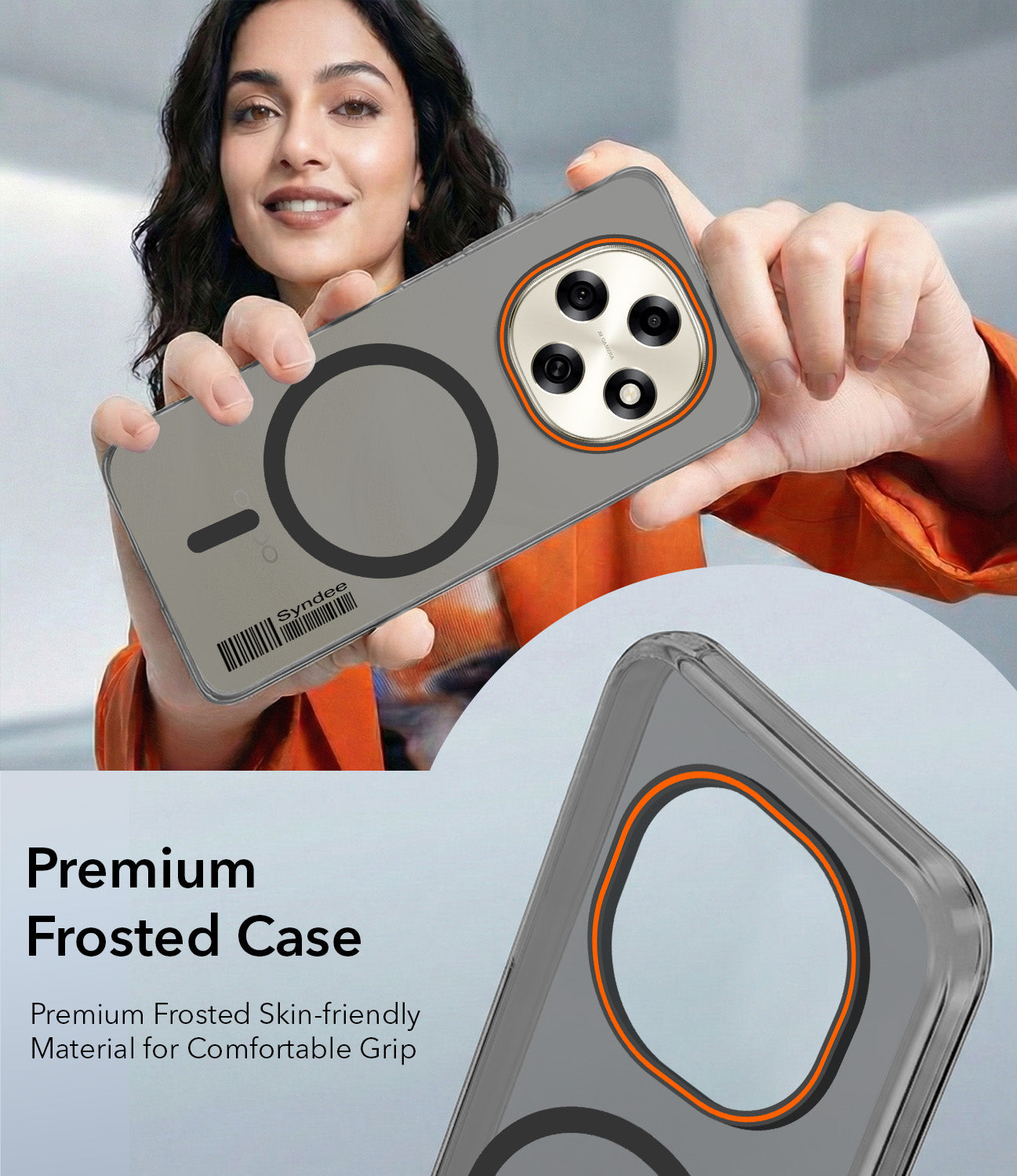 For Oppo F31 Pro Back Cover Case (Soft Touch | Camera Bump Protection | MagSafe Compatible | Matte Finish)