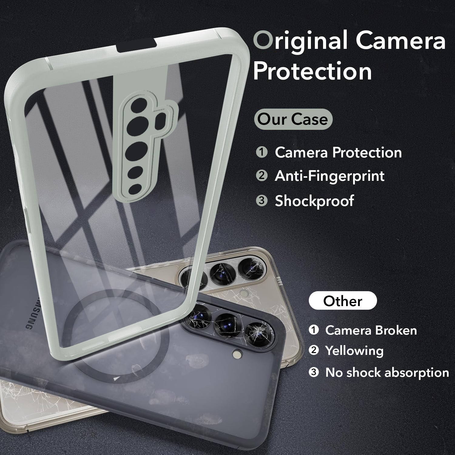 For Reno2 Z | Reno 2Z | Reno 2F | 2 F Back Cover Case Ultra-Hybrid (Lifetime Anti Yellow | Anti Scratch | Crystal Clear Shockproof)