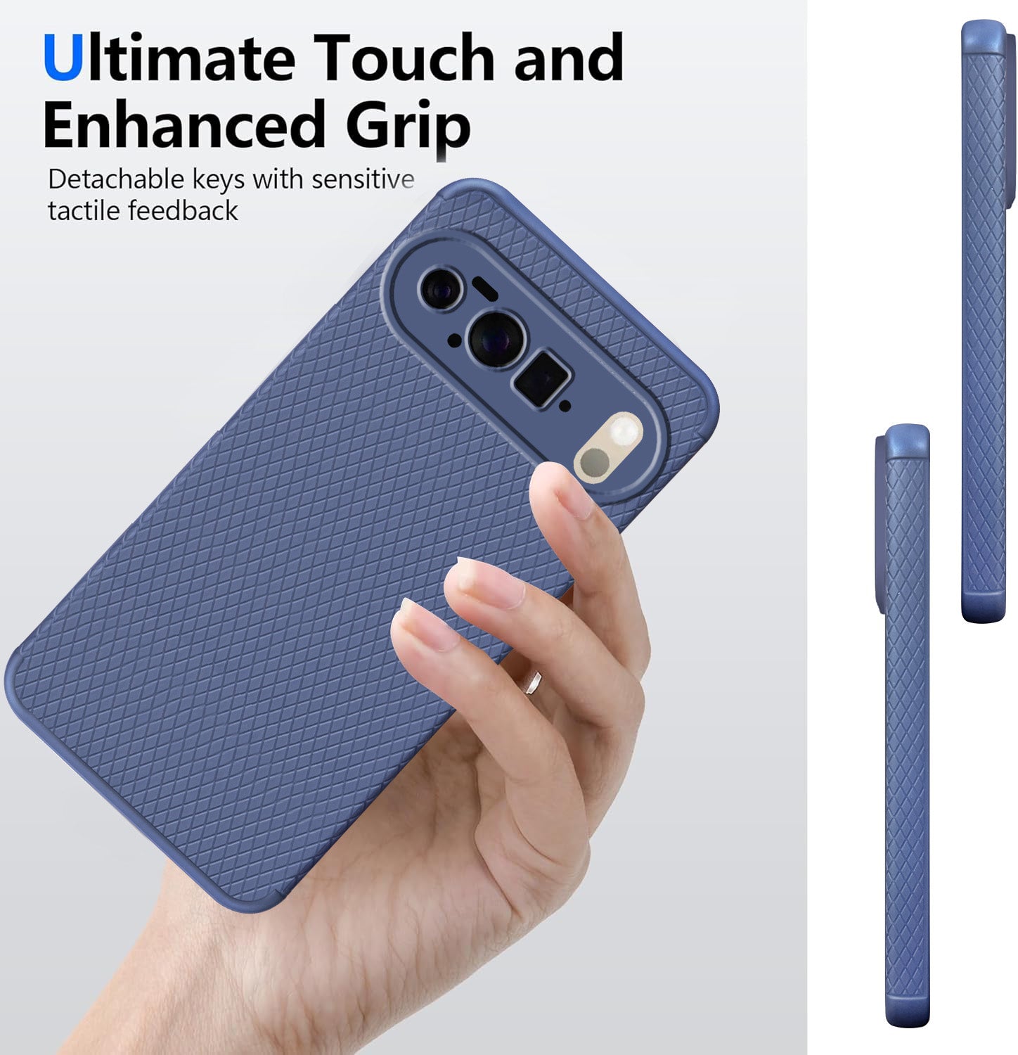 For Google Pixel 10 Pro XL Back Cover Case Liquid Silicone (Camera Protection | Side Grip Texture | Soft and Flexible)