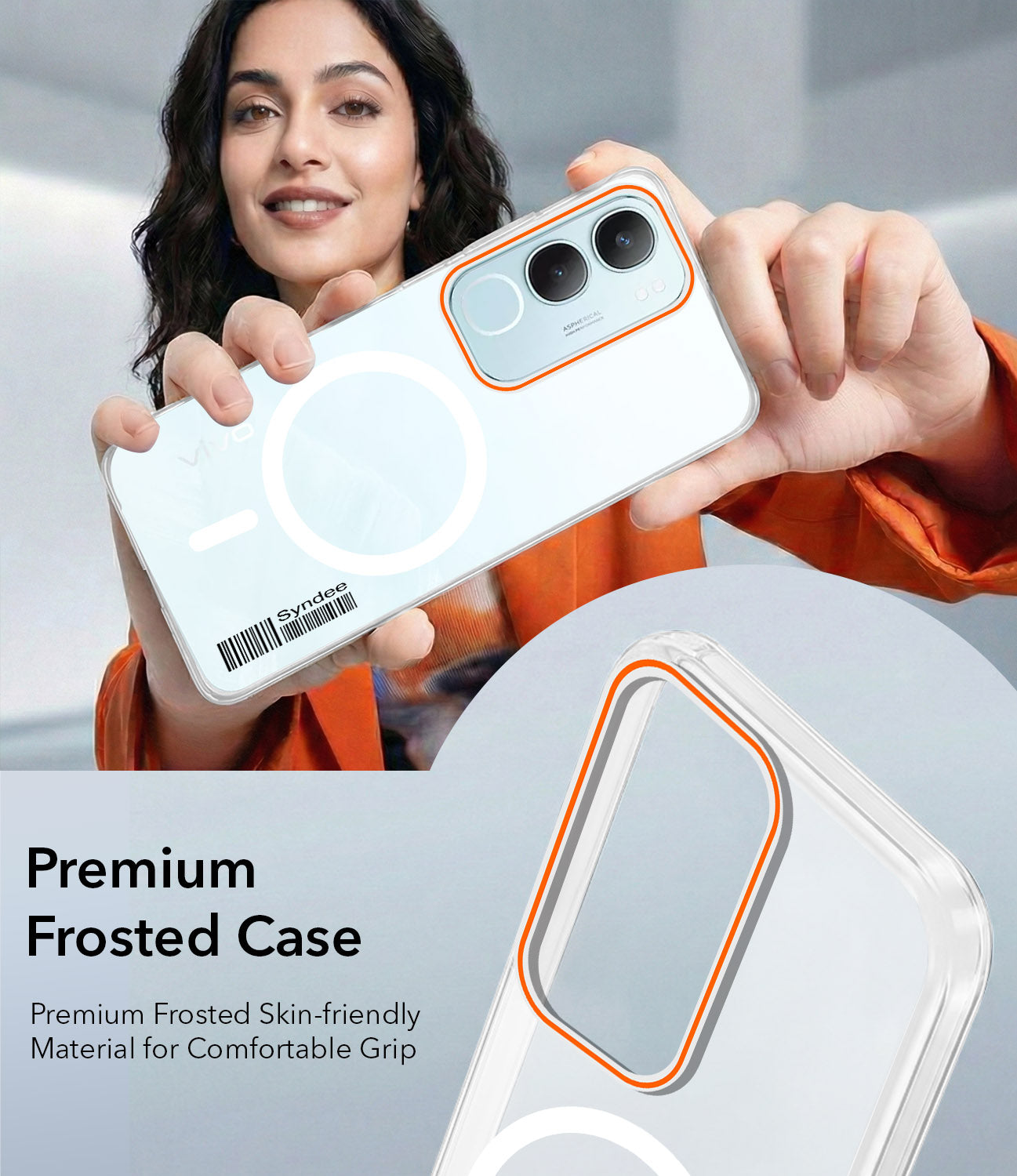 For Vivo Y29 Back Cover Case (Soft Touch | Camera Bump Protection | MagSafe Compatible | Matte Finish)
