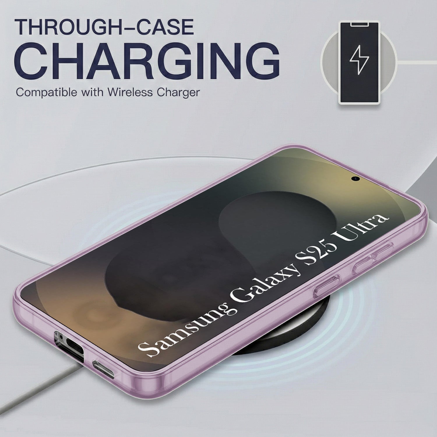 For Samsung Galaxy S25 Ultra Back Cover Case Silicone (Slim Paper Thin | Camera Protection Bump | Minimalist Professional | Soft Flexible)