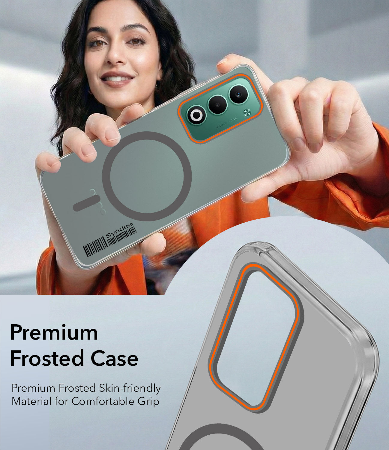 For Oppo A5 5G Back Cover Case (Soft Touch | Camera Bump Protection | MagSafe Compatible | Matte Finish)
