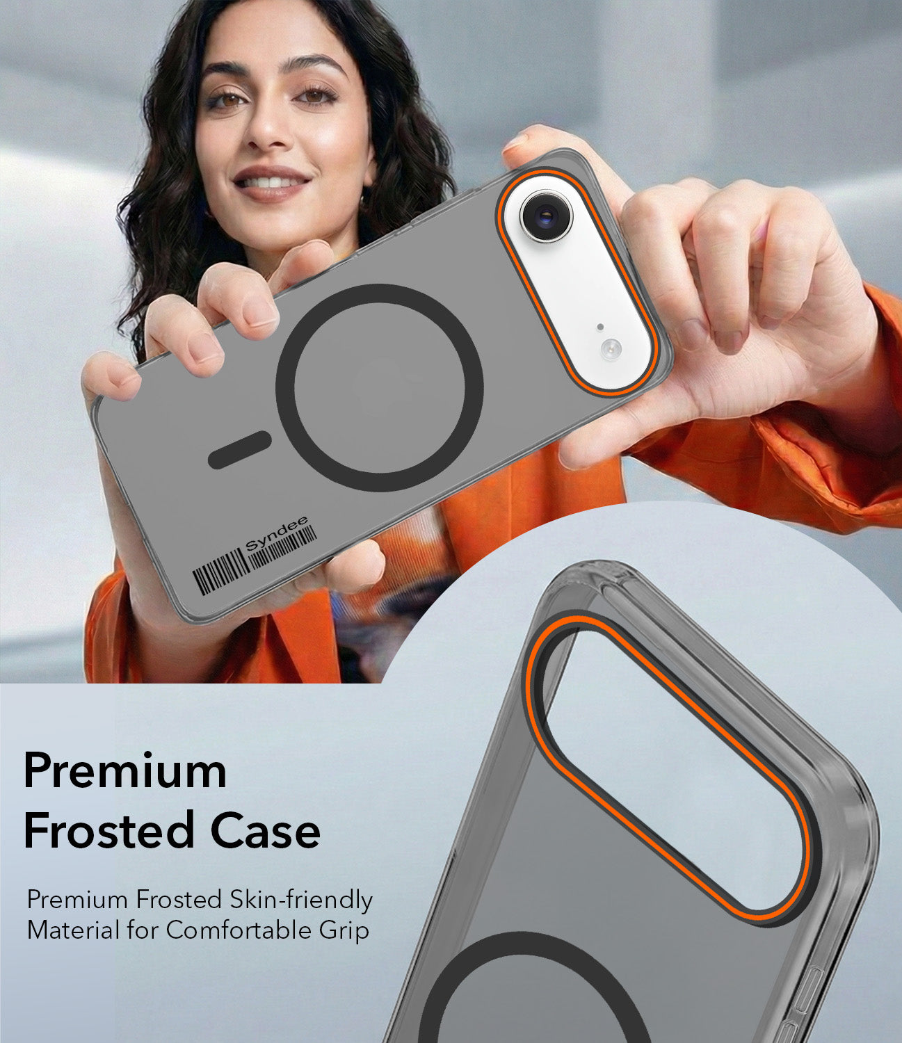 For Apple iPhone 17 Air Back Cover Case (Soft Touch | Camera Bump Protection | MagSafe Compatible | Matte Finish)