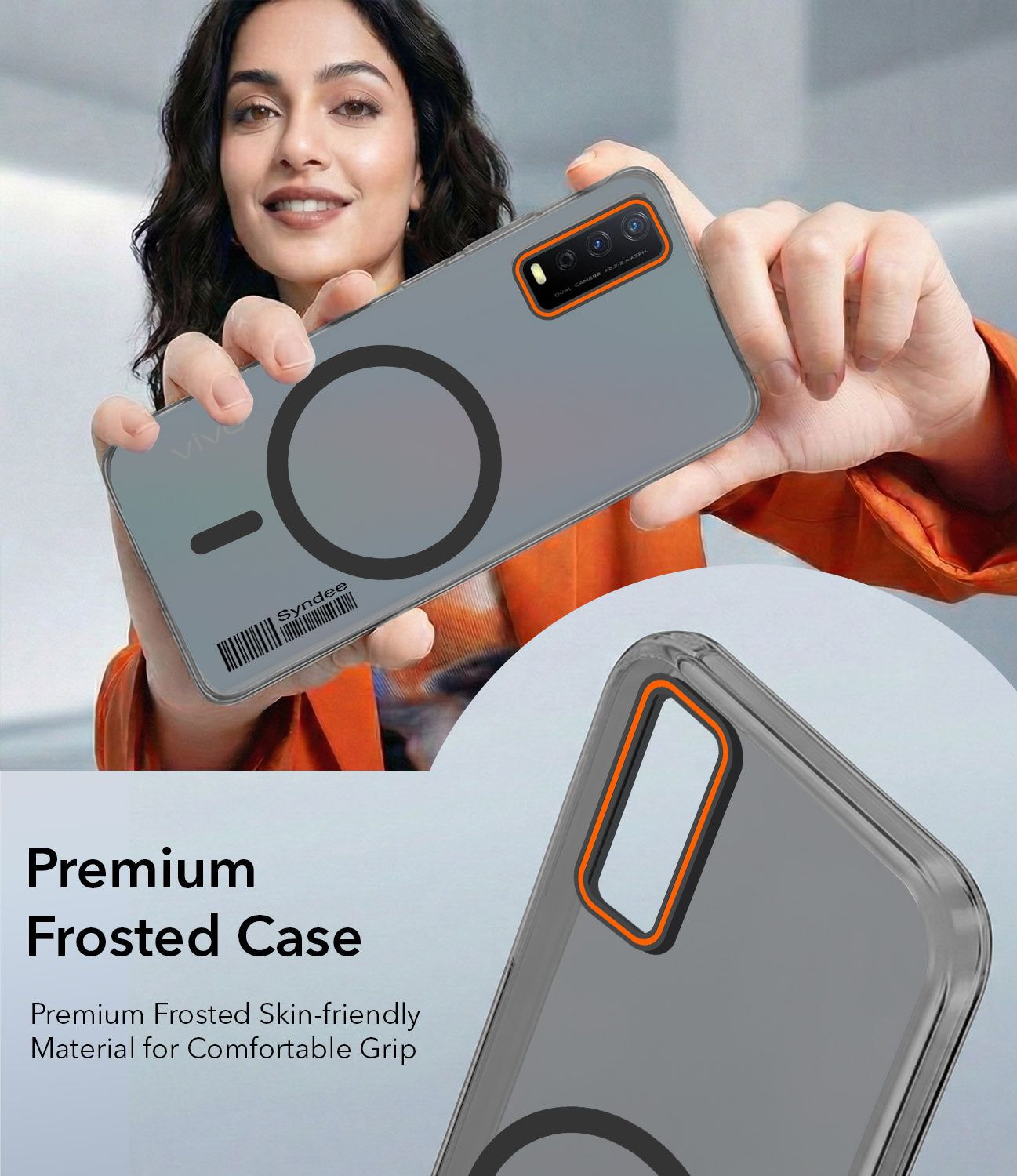For Vivo Y12s | Y11s | Y12G Back Cover Case (Soft Touch | Camera Bump Protection | MagSafe Compatible | Matte Finish)