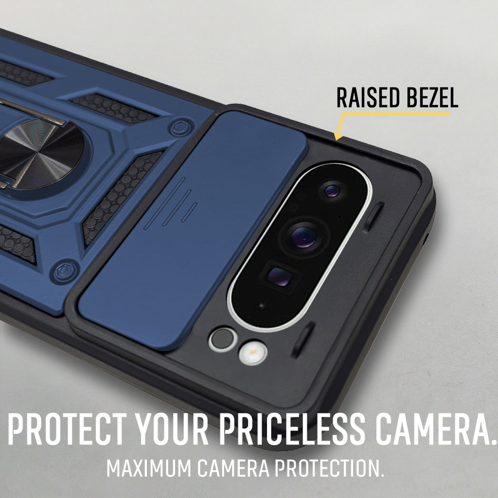 For Google Pixel 9 Pro XL Back Cover Case (Hybrid Dual Armor Polycarbonate)